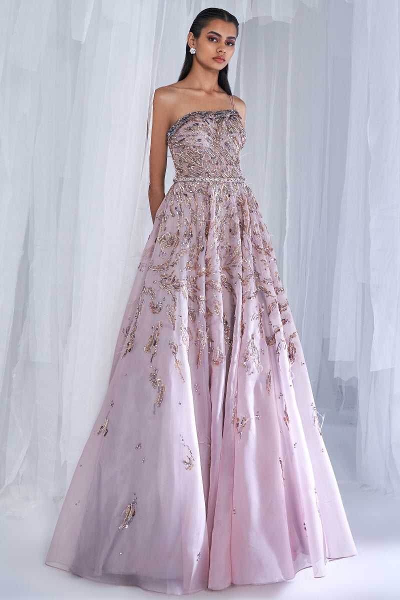Inessa Silk Organza Gown