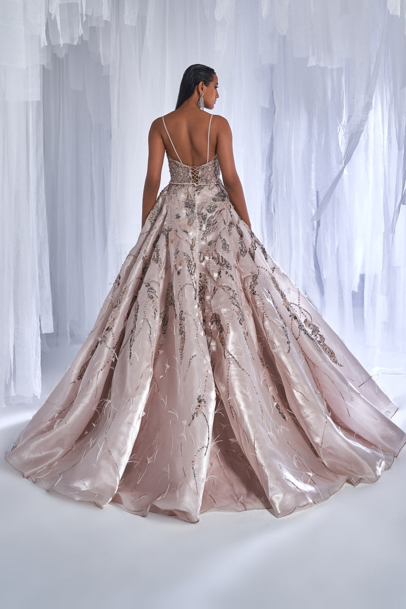 Hannah Silk Organza Gown