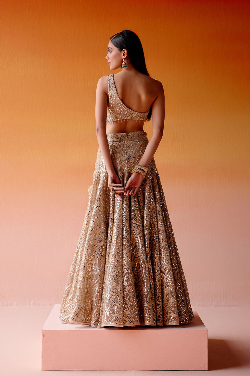 SLIM FIT LEHENGA SET