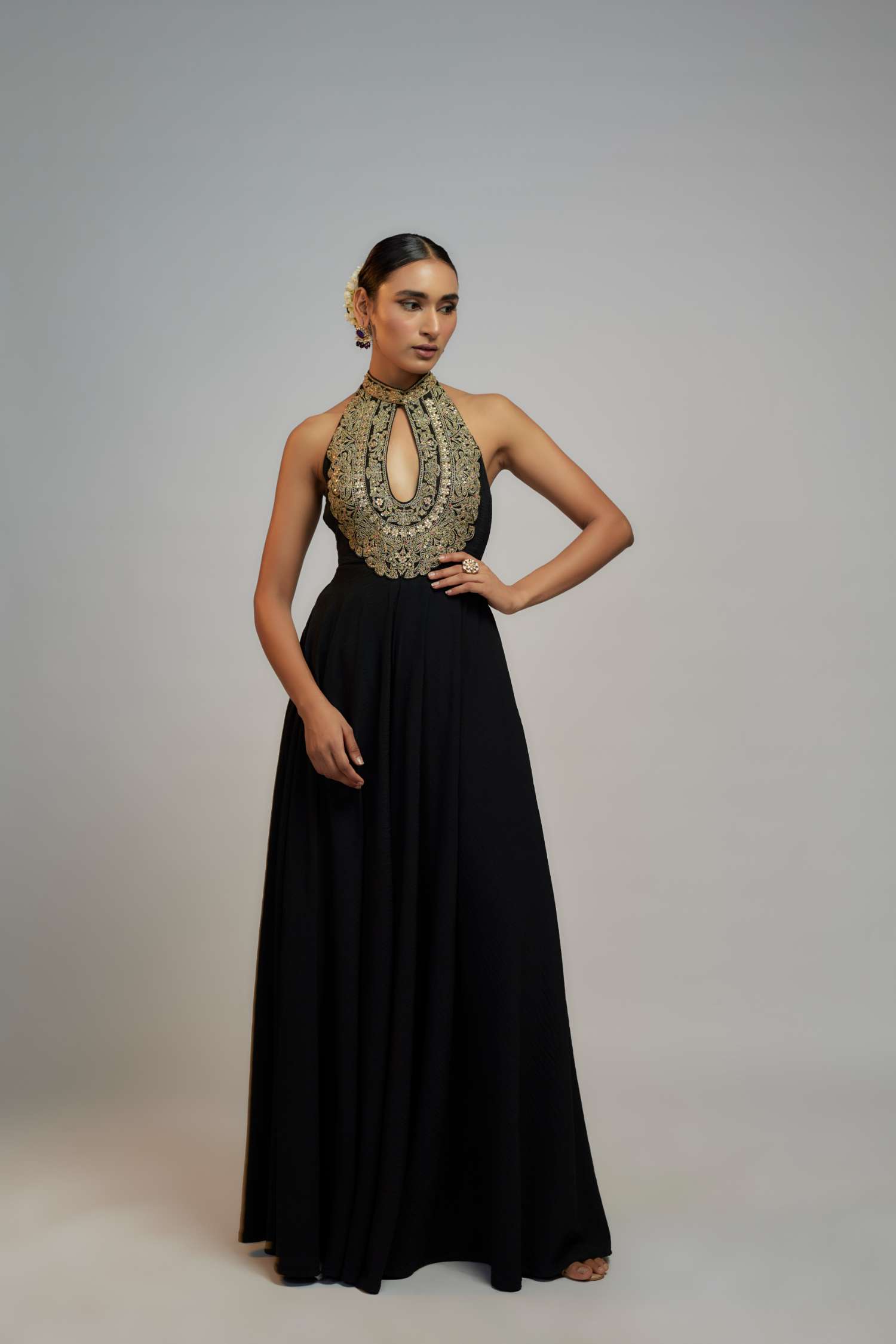 Karishma Mehtain in Golconda Fana gown