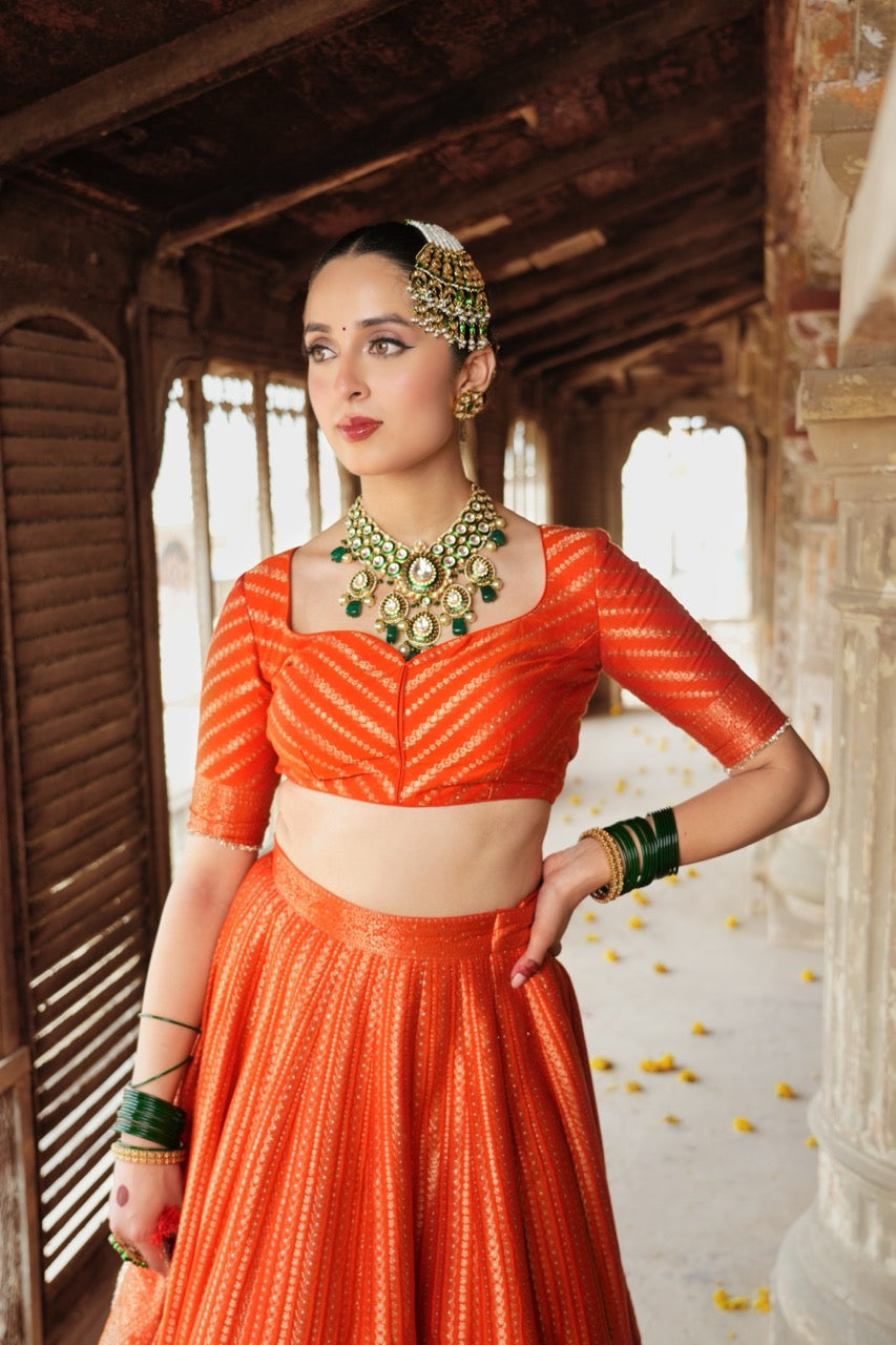 THE NARANGI BENAZIR LEHENGA