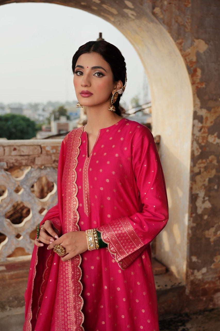THE GULAABI RIZWANA SUIT