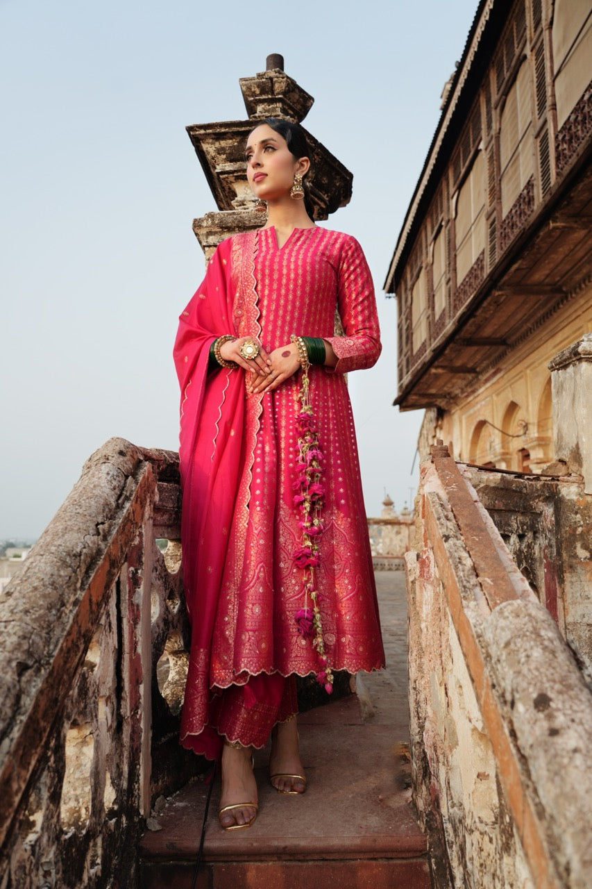 THE GULAABI ADEENA ANARKALI