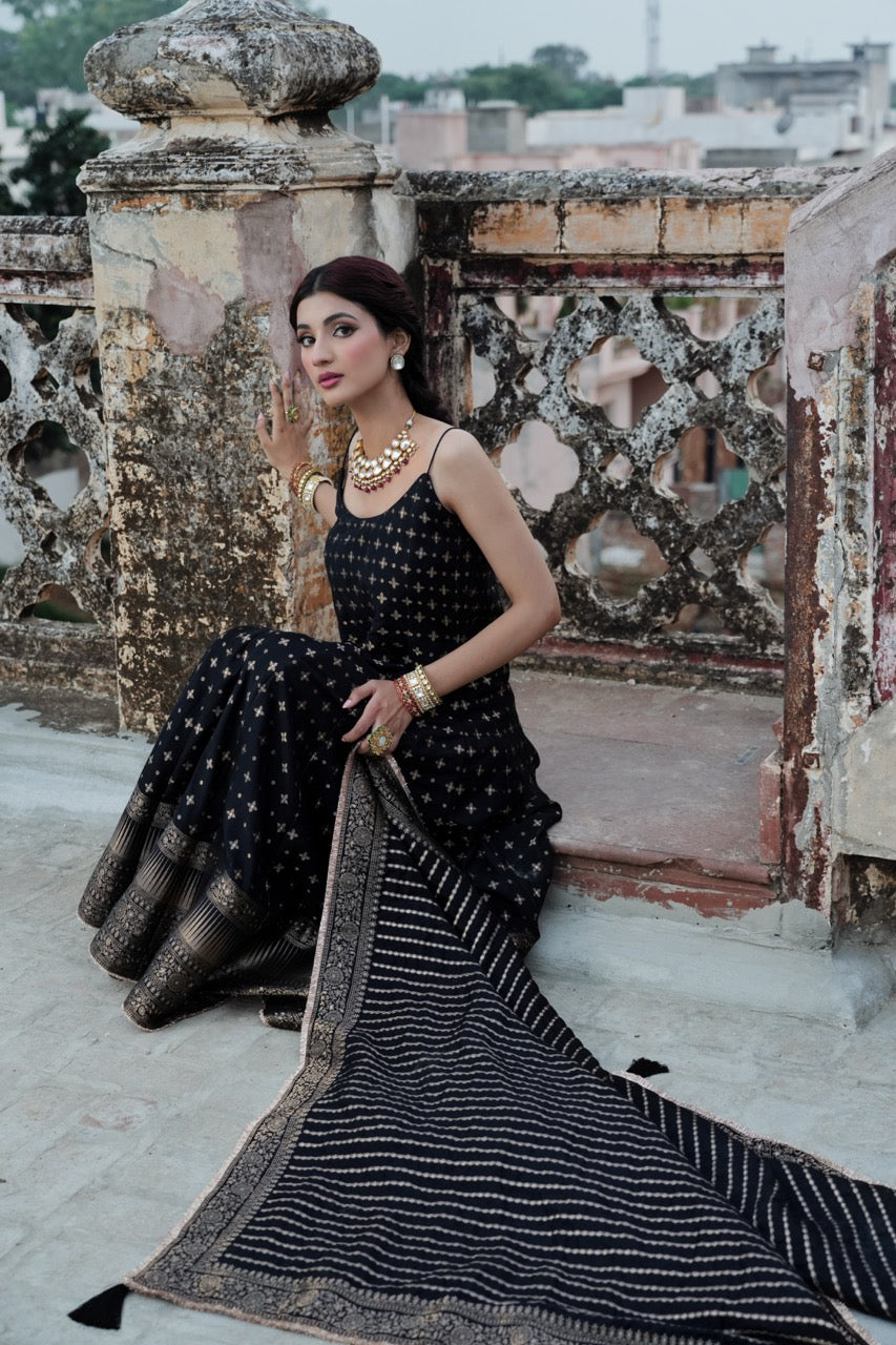 THE KAALA SINDOORI ANARKALI