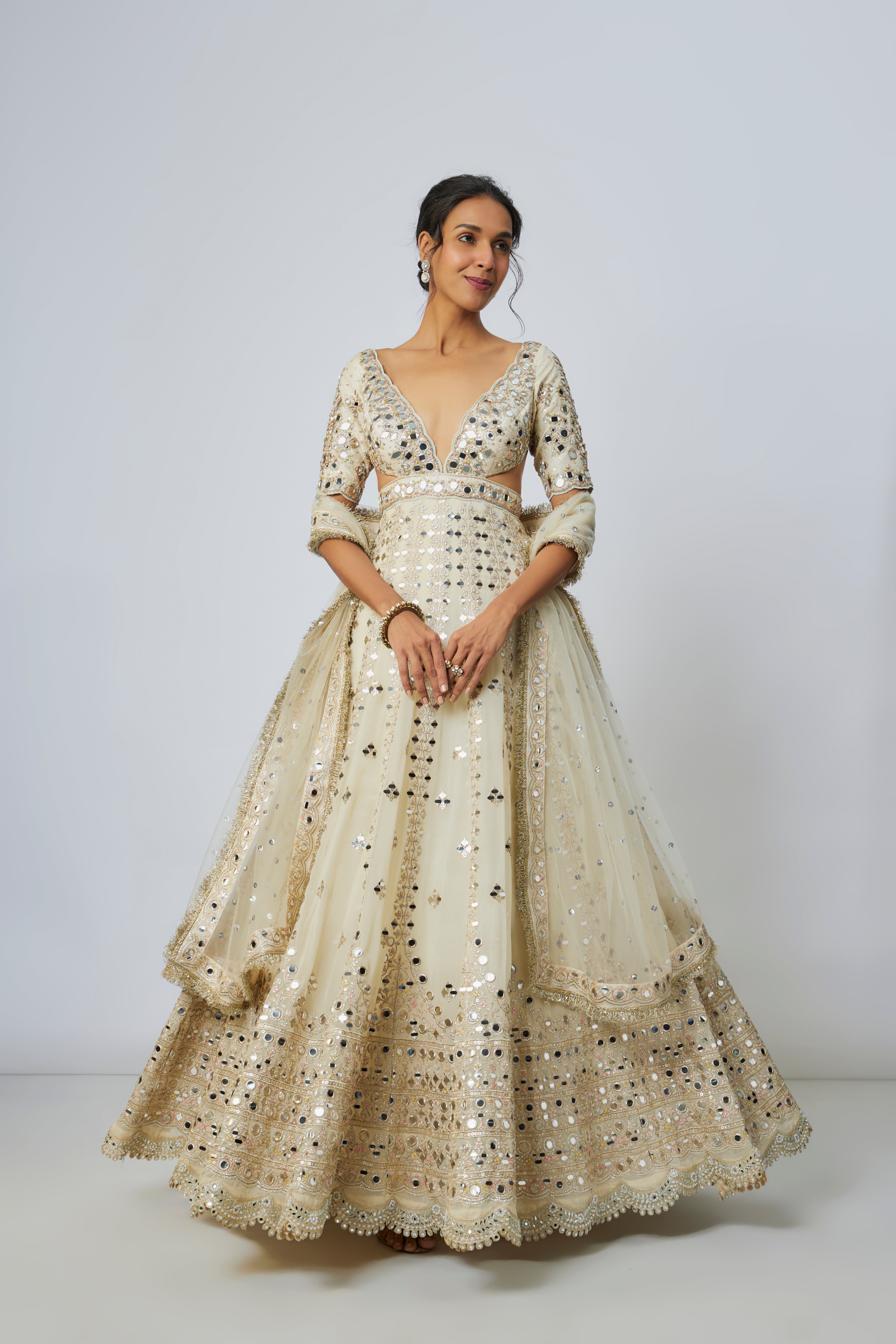 Aasmi Anarkali Set -Sargun Mehta