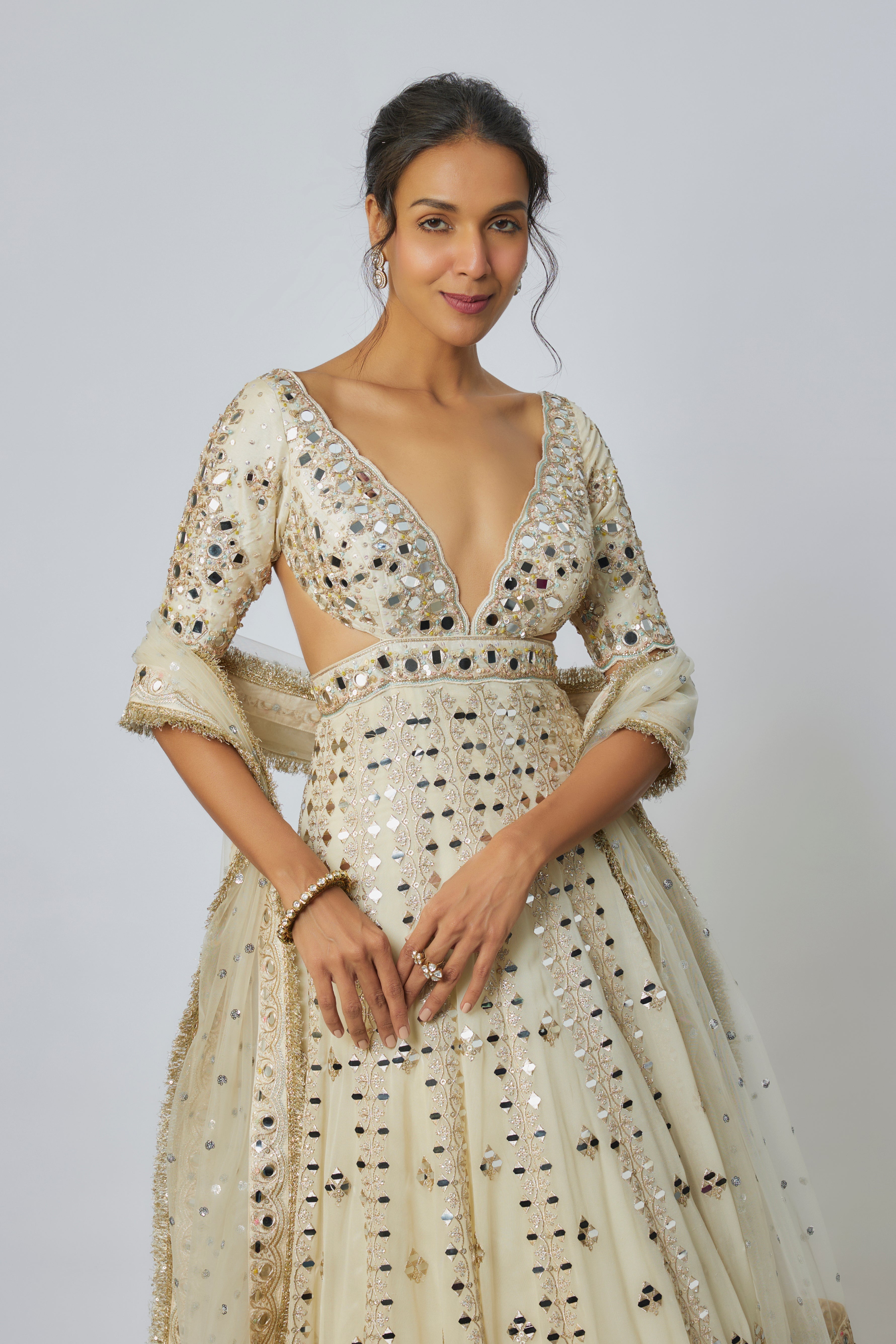 Aasmi Anarkali Set -Sargun Mehta