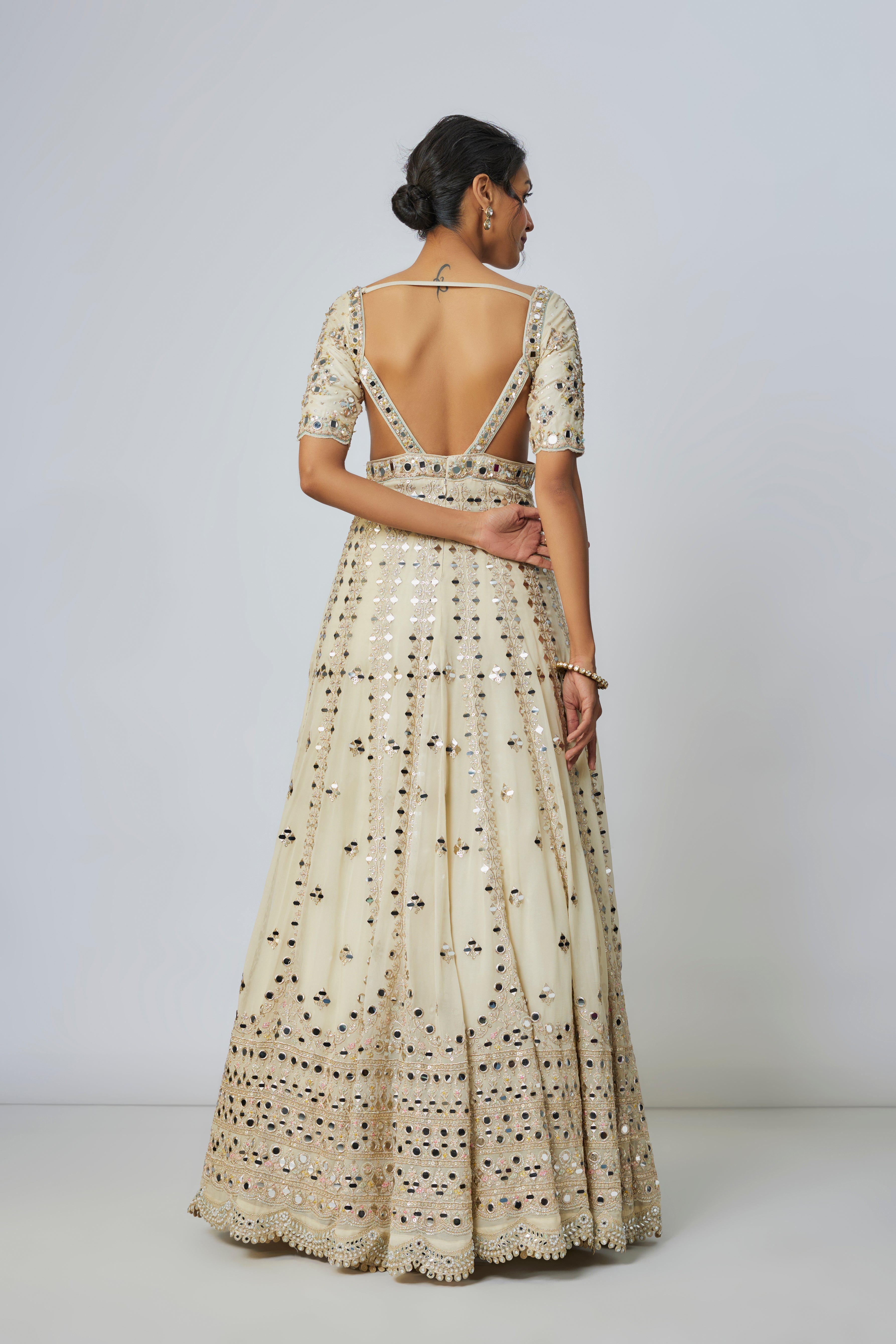 Aasmi Anarkali Set -Sargun Mehta