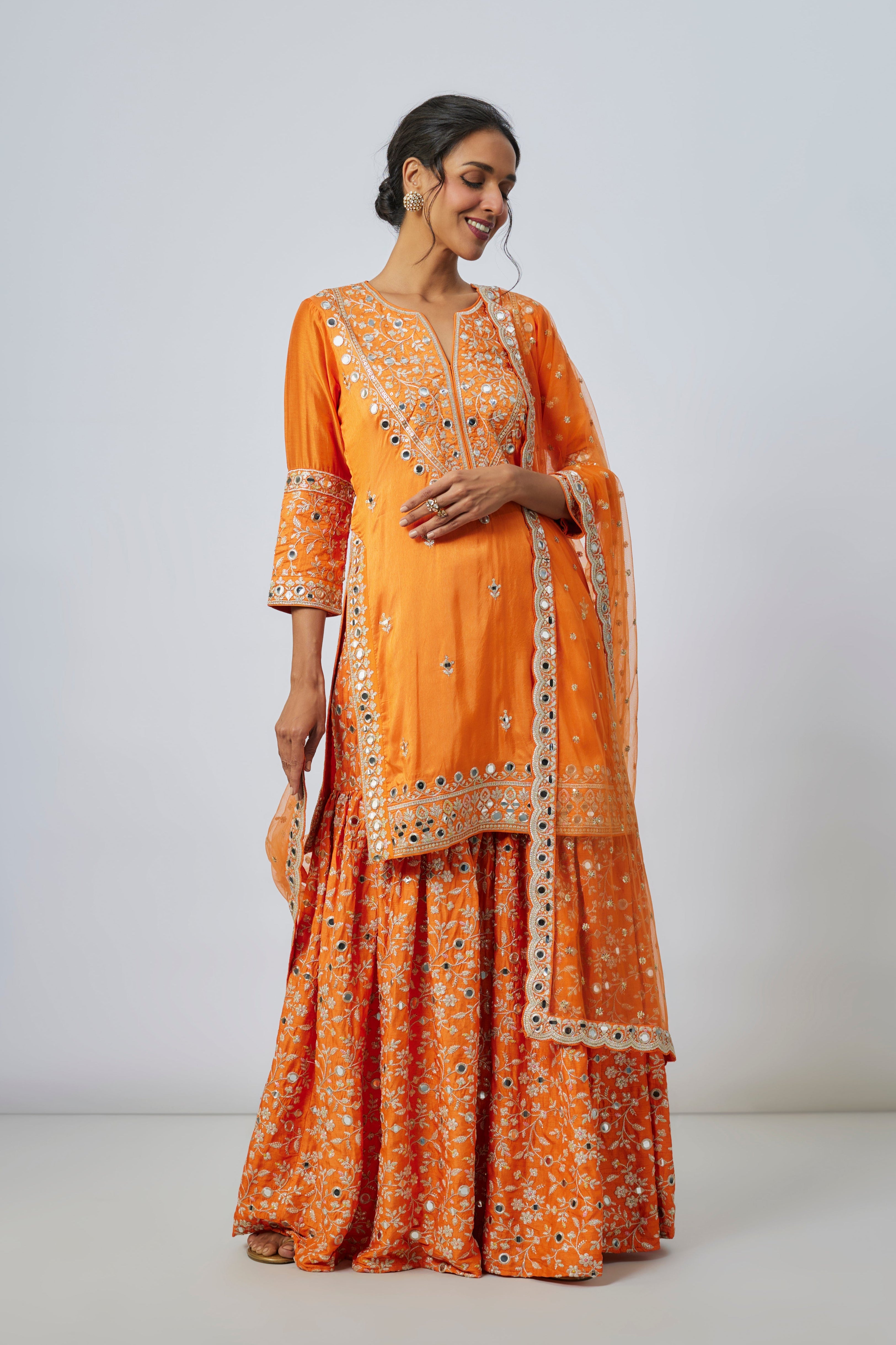 Aadhira Sharara Set -Aamna Sharif