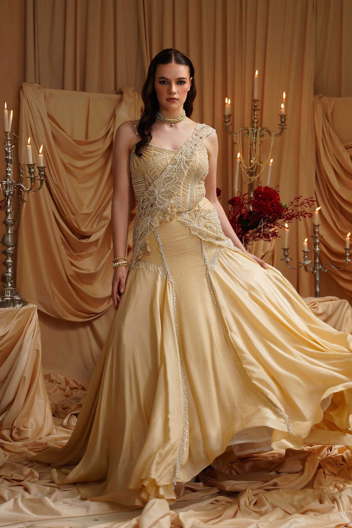 Phoebe Corset-lehenga set