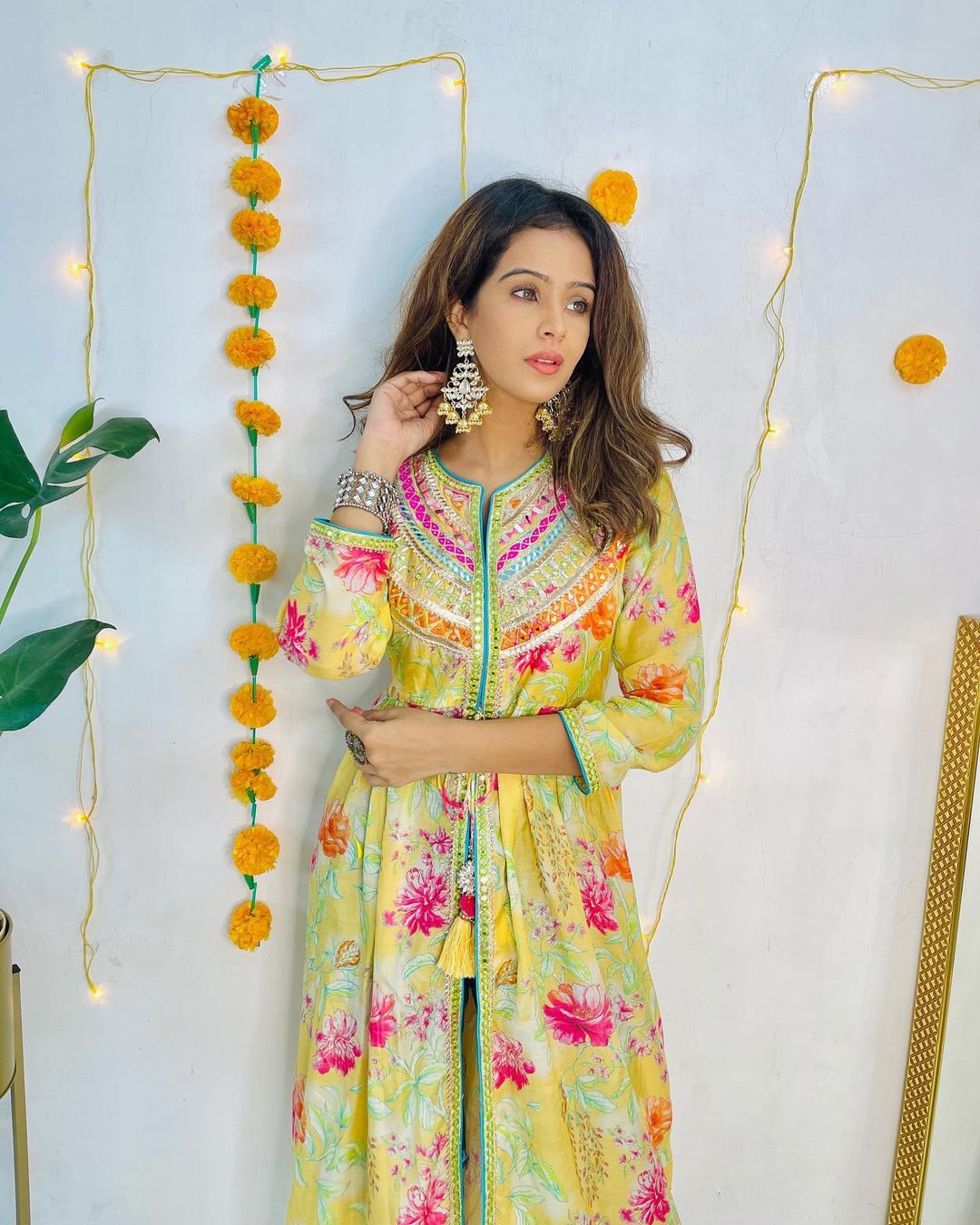 Fenil Umrigar in Utsav Jacket style Tunic
