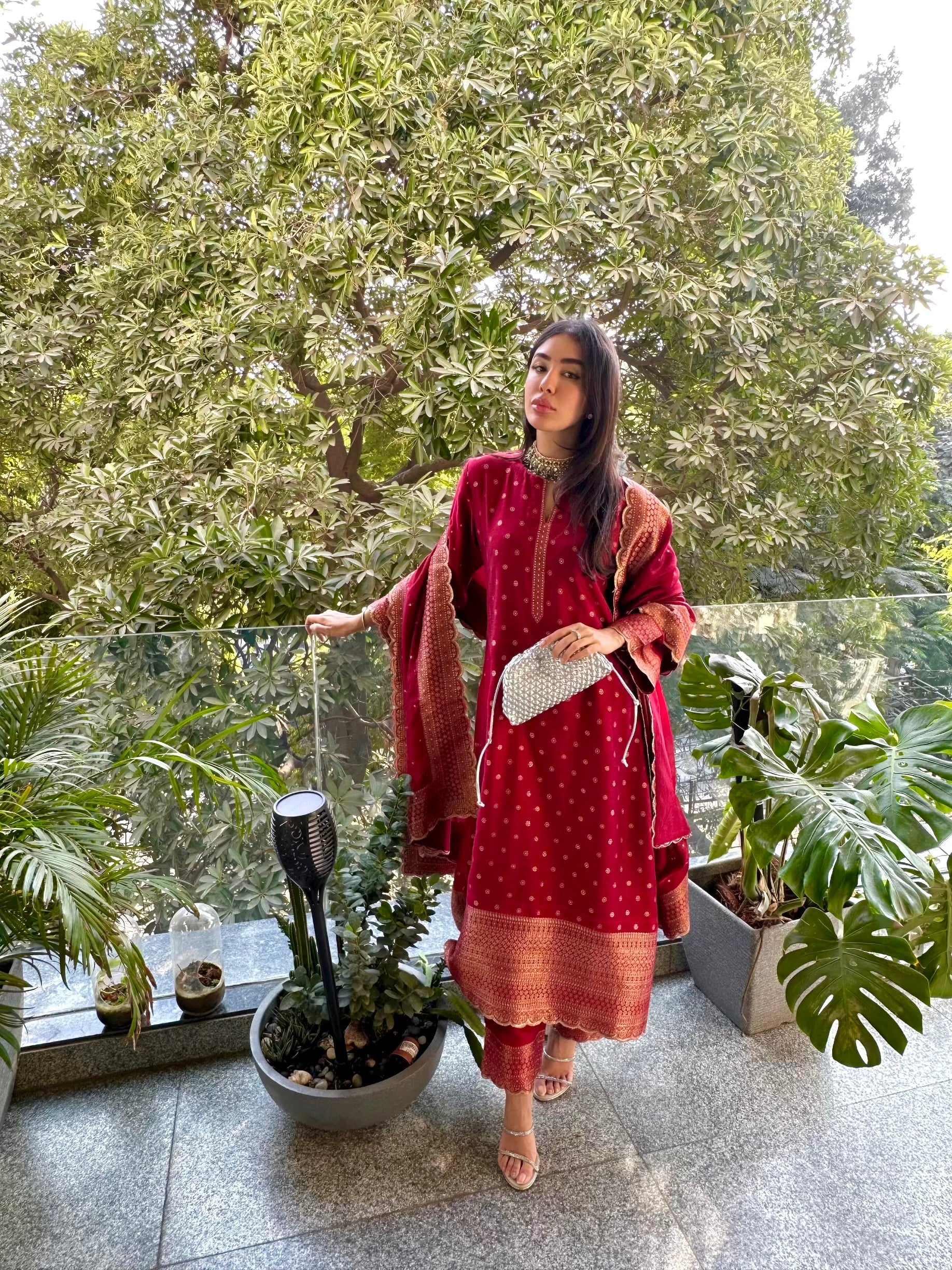 THE NAMEH SCALLOPED SUIT