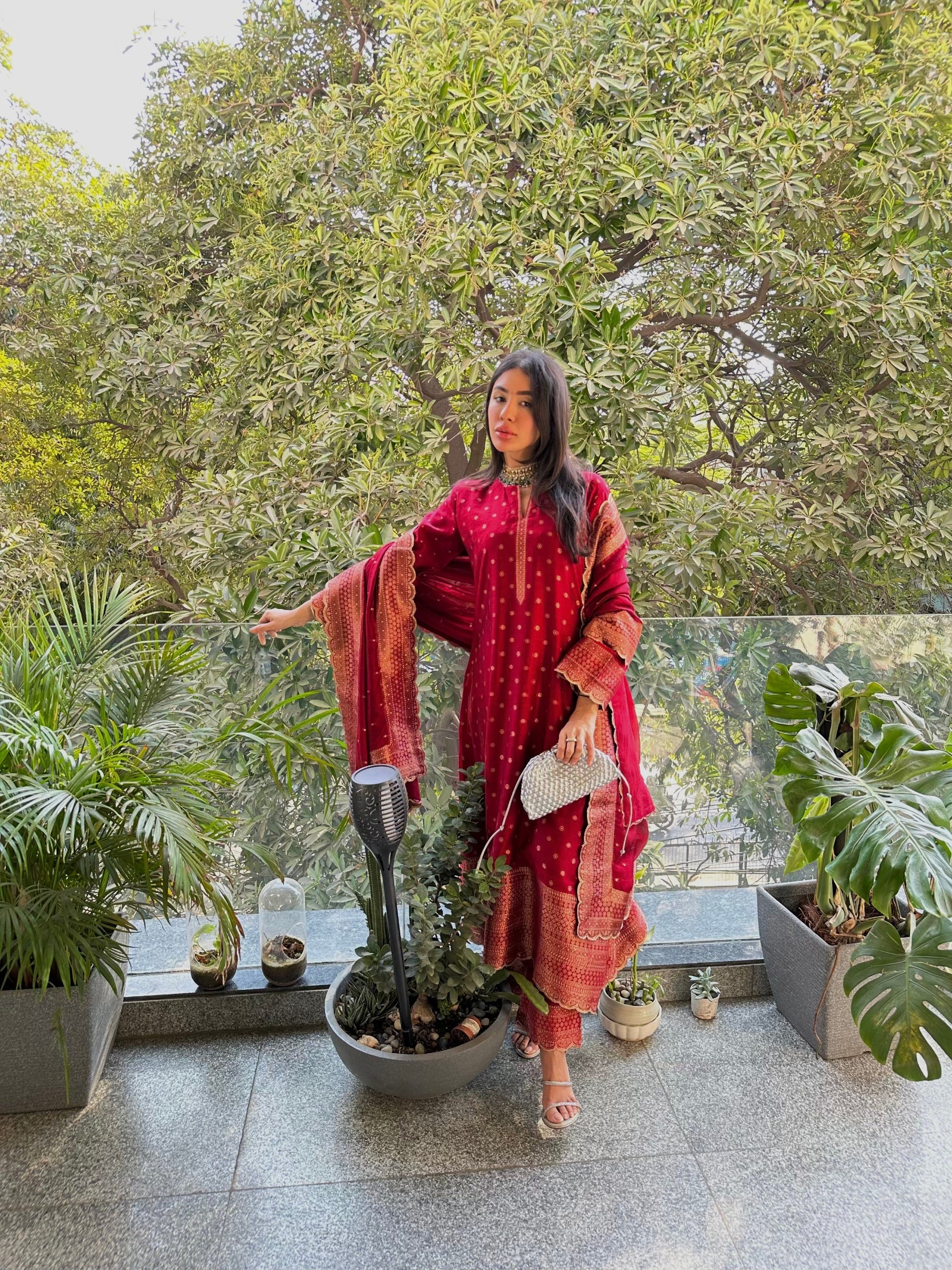 THE NAMEH SCALLOPED SUIT