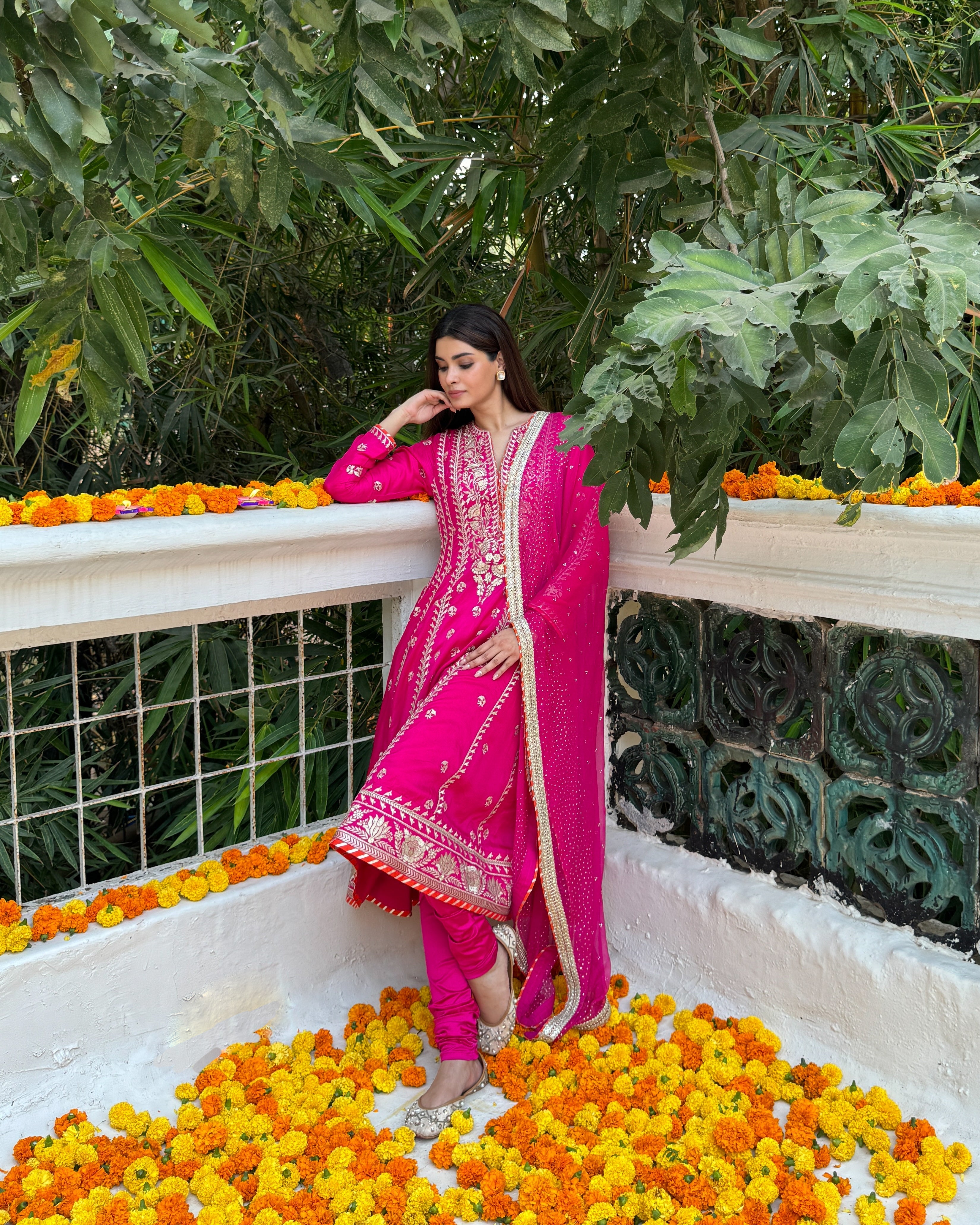 Diana Penty in Aarohi Anarkali set