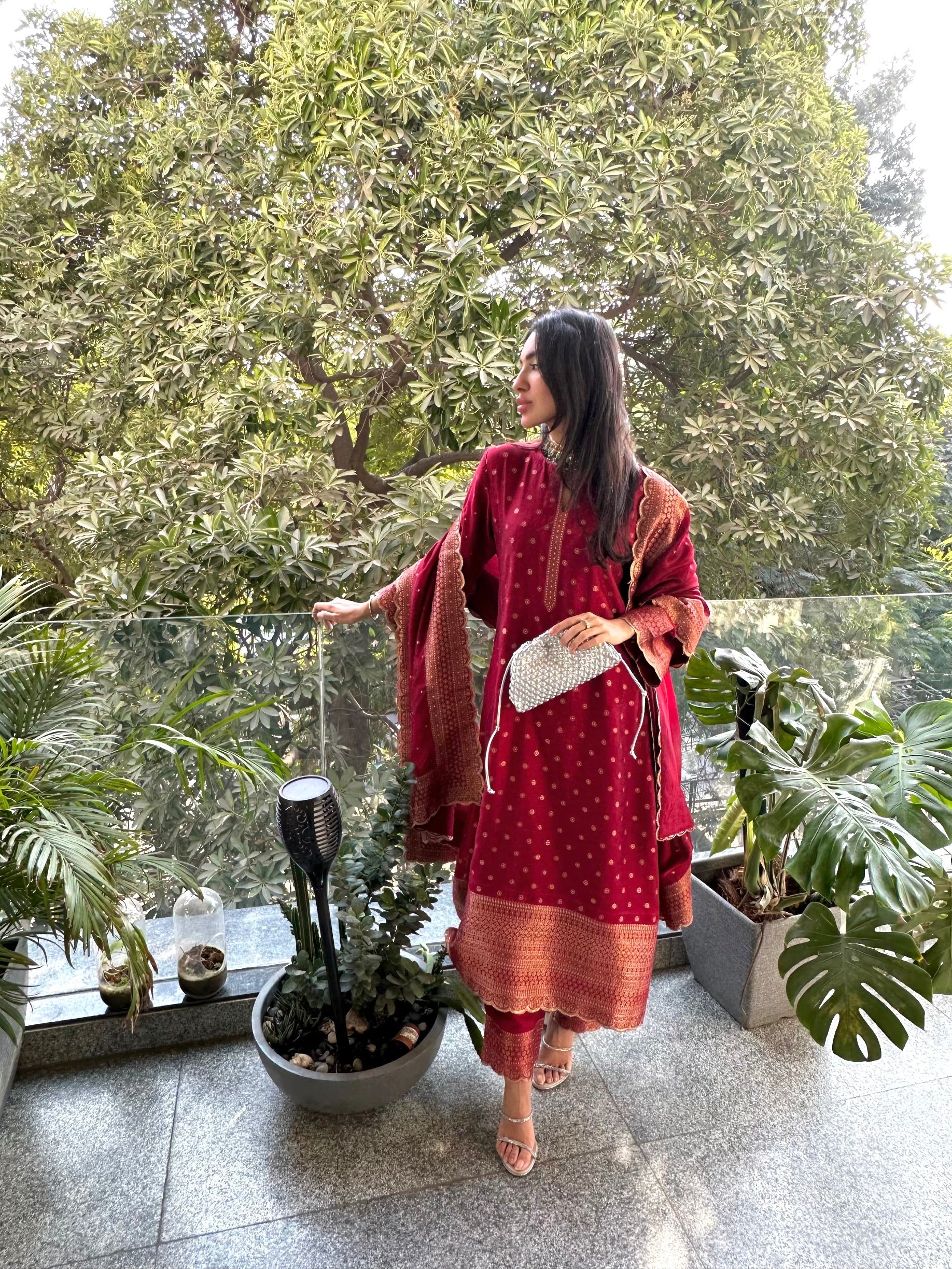 THE NAMEH SCALLOPED SUIT