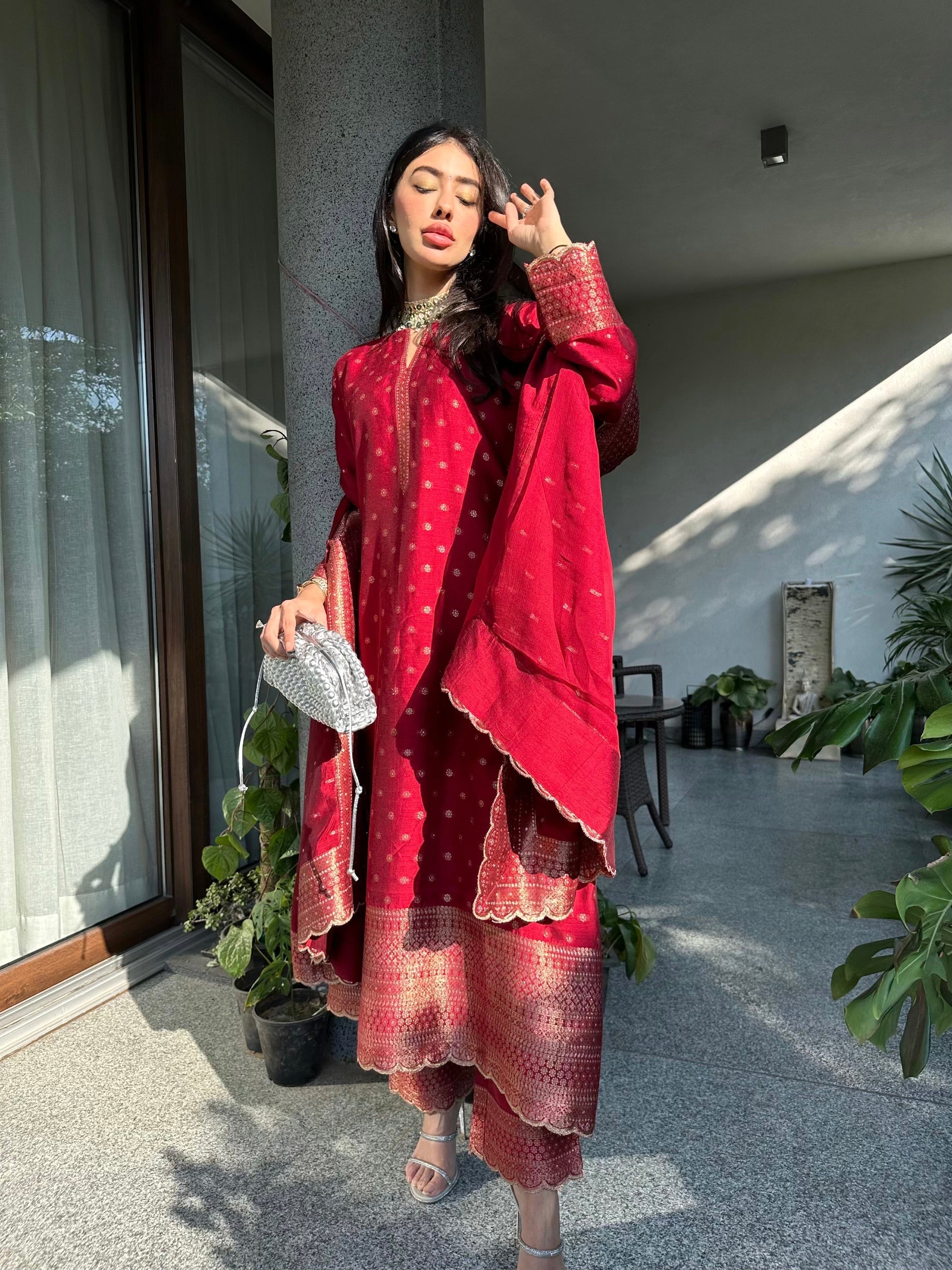 THE NAMEH SCALLOPED SUIT