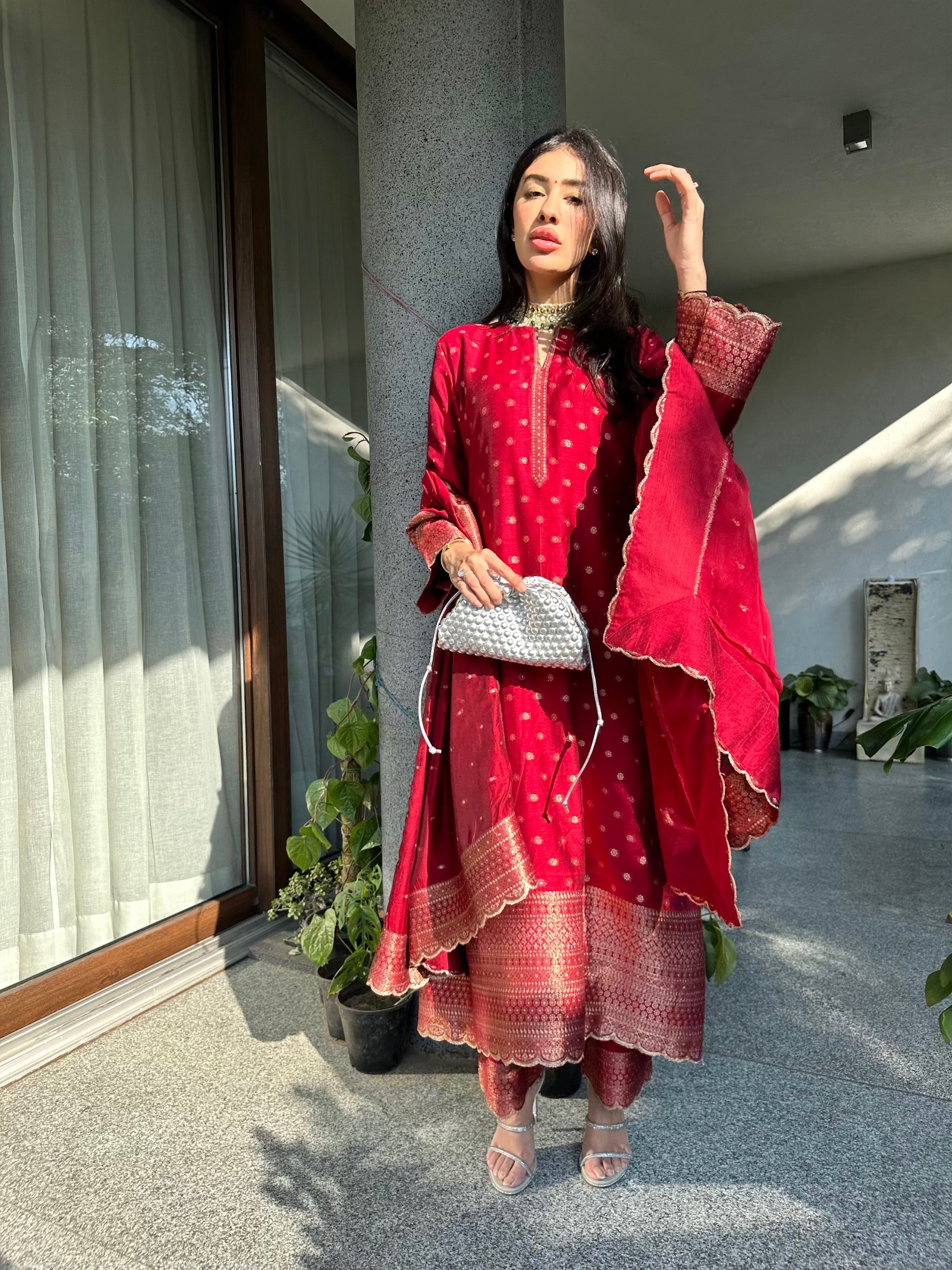 THE NAMEH SCALLOPED SUIT