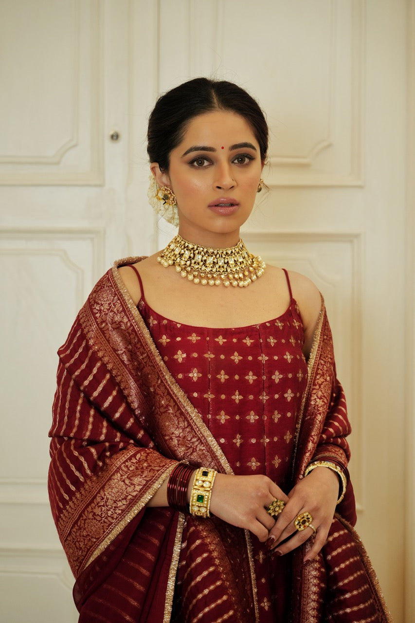 The Sindoori Anarkali