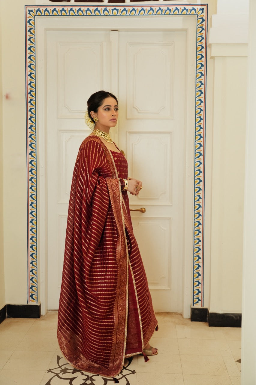 The Sindoori Anarkali