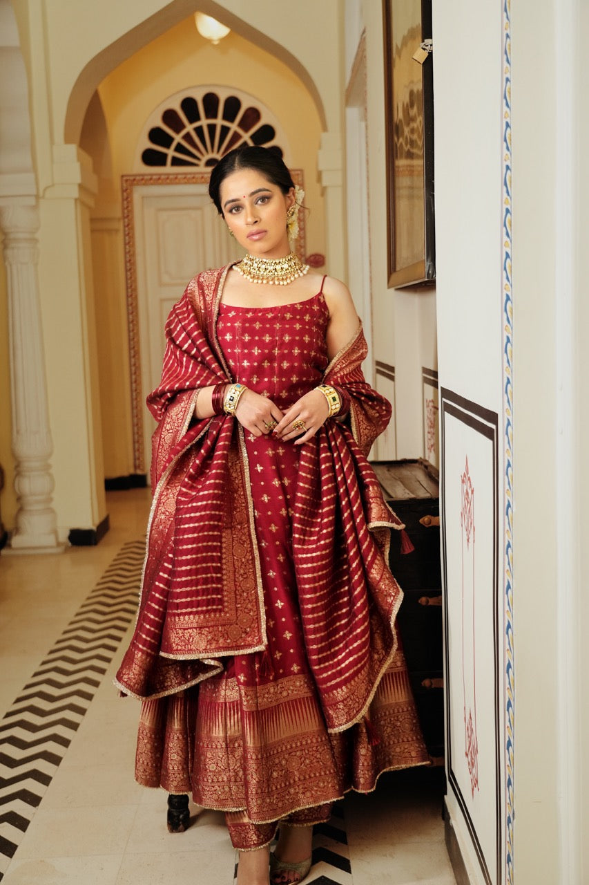 The Sindoori Anarkali