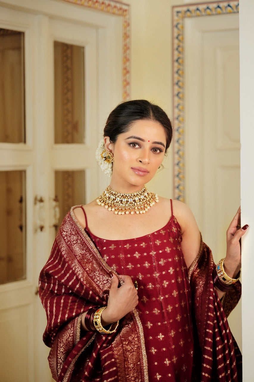 The Sindoori Anarkali