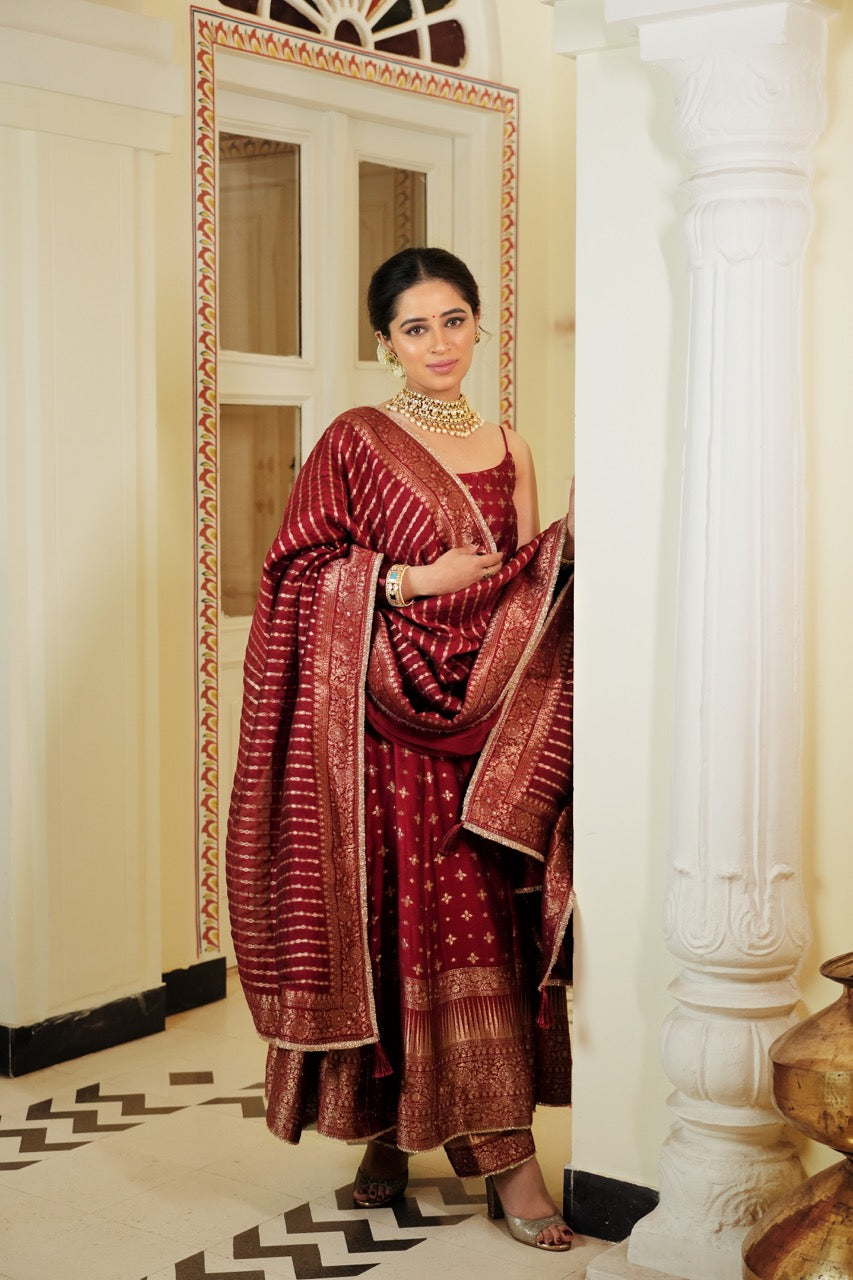 The Sindoori Anarkali