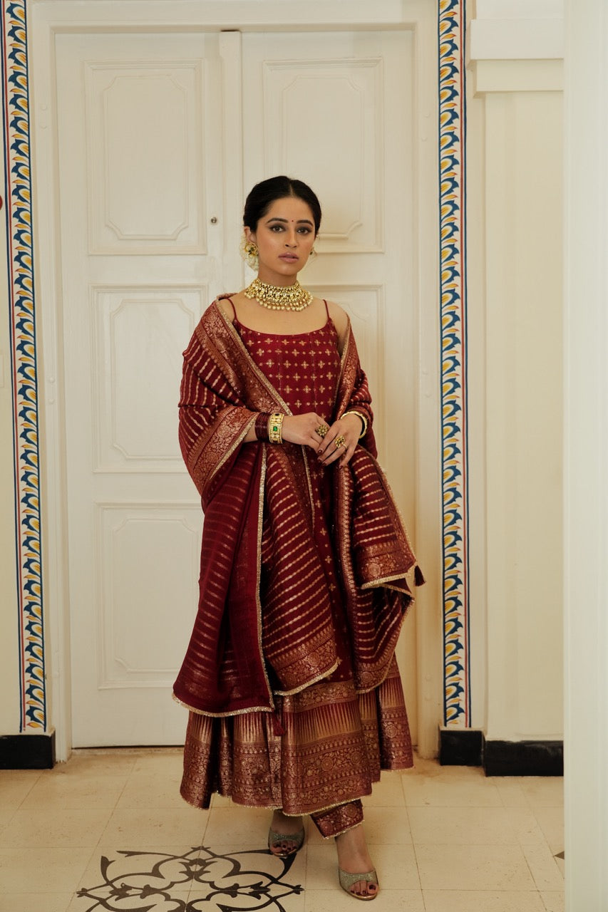 The Sindoori Anarkali