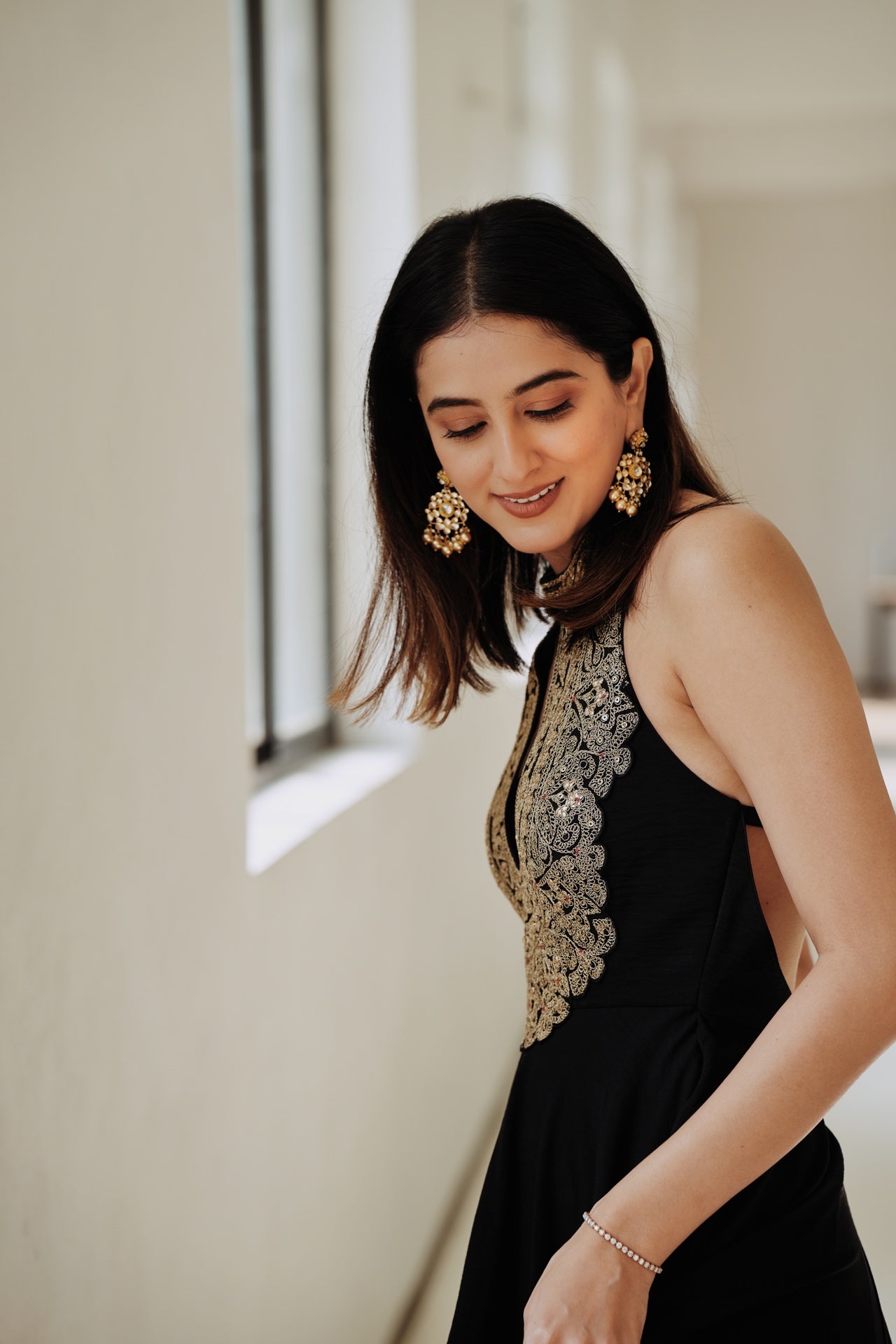 Karishma Mehtain in Golconda Fana gown