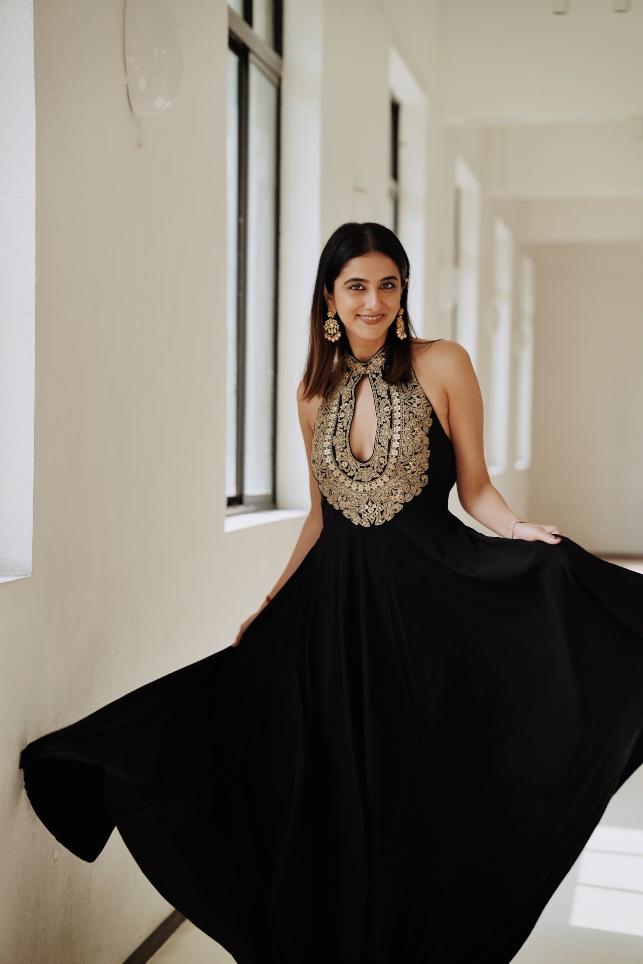 Karishma Mehtain in Golconda Fana gown