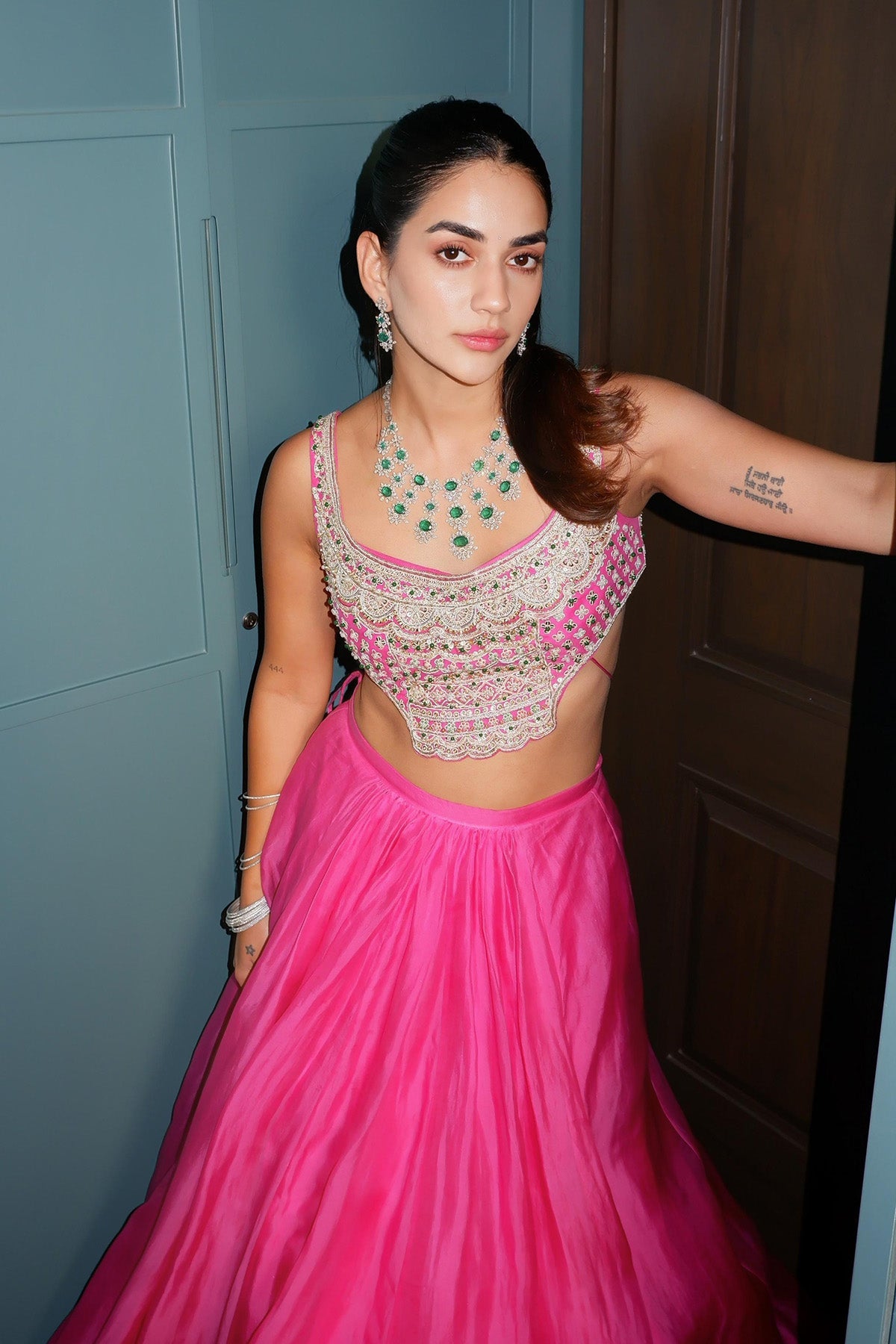 Karma Dhingra in Floret Lehenga Set