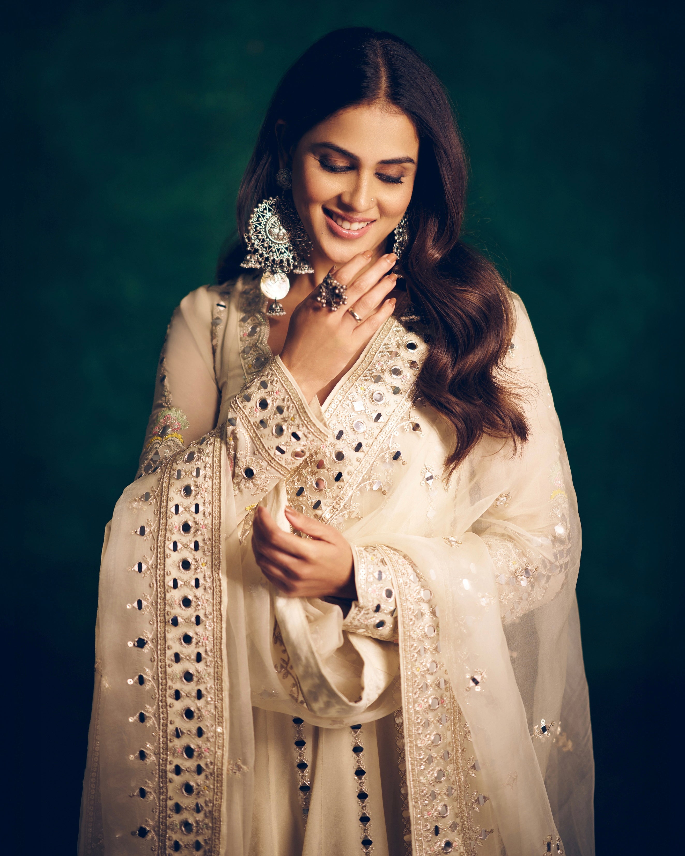 Cheshtha Anarkali Set-Genelia