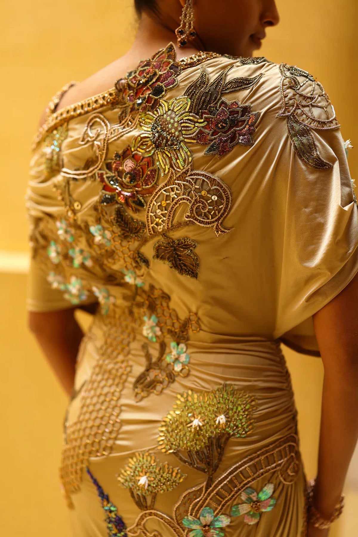 Amani Draped Kaftan Dress