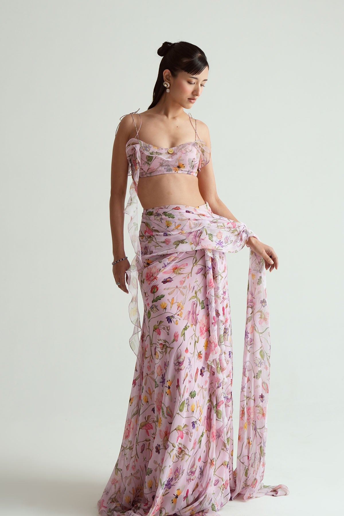 Eva Ruffled Saree