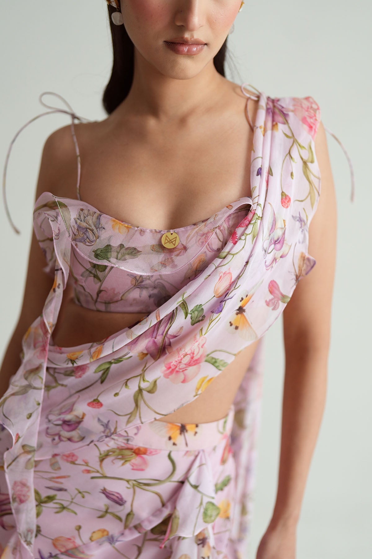 Eva Ruffled Saree