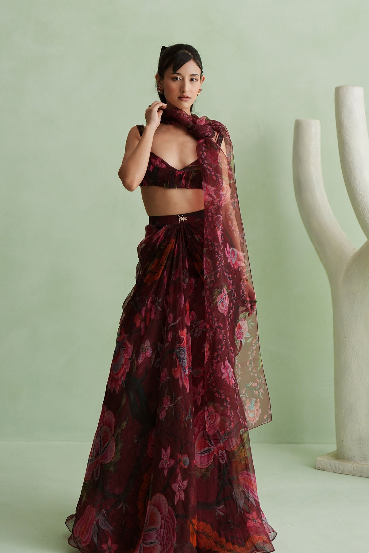 Zivara Draped Skirt