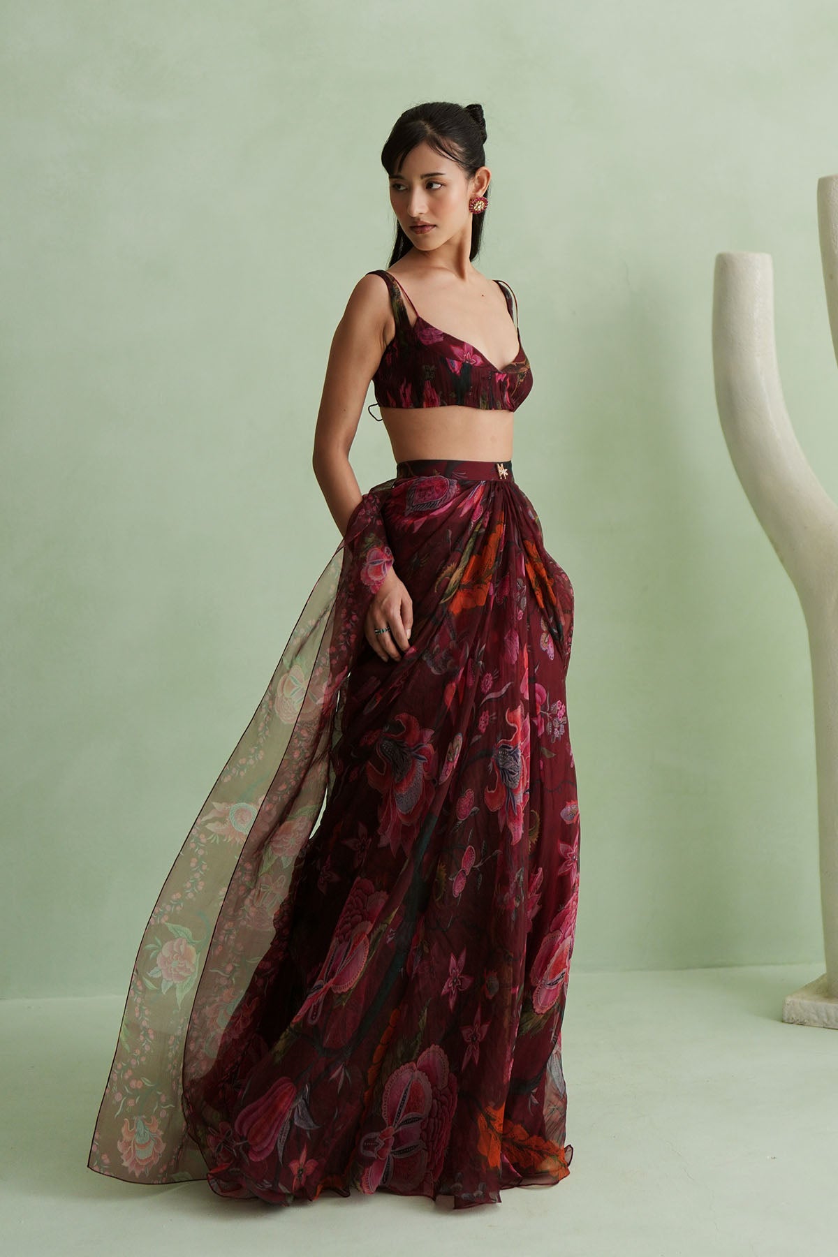 Zivara Draped Skirt