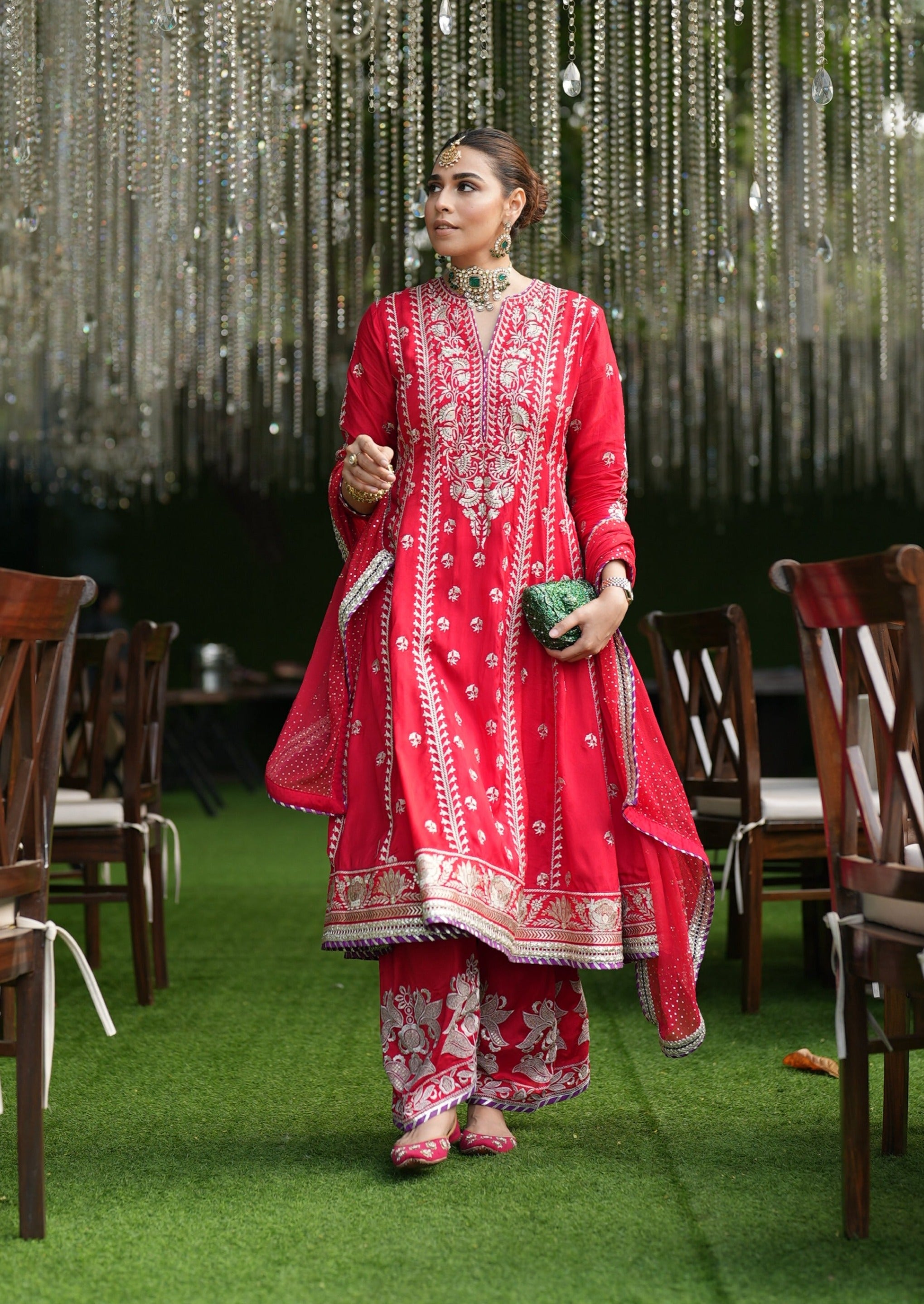 Summiyya Patni in Aarohi Anarkali with Palazzo Set