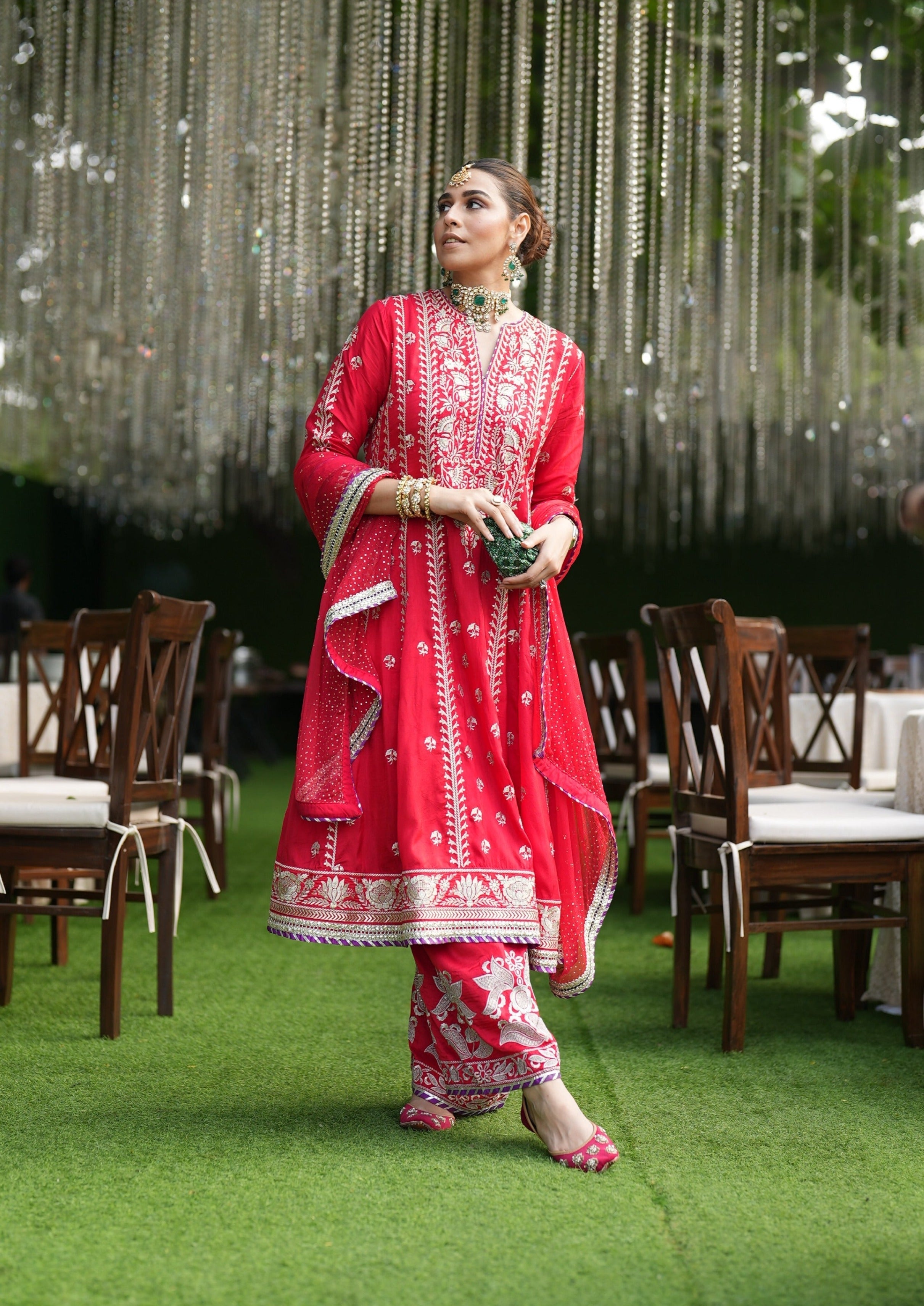 Summiyya Patni in Aarohi Anarkali with Palazzo Set