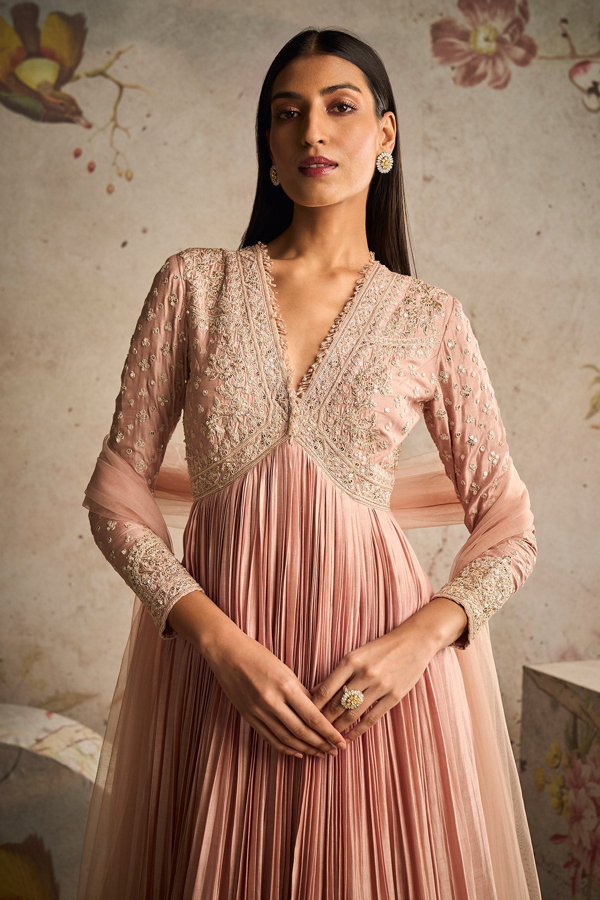 MRUNAL THAKUR IN SWAY ANARKALI SET