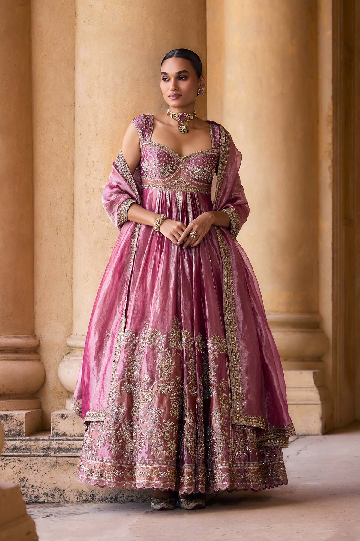Gulnaar Anarkali Set