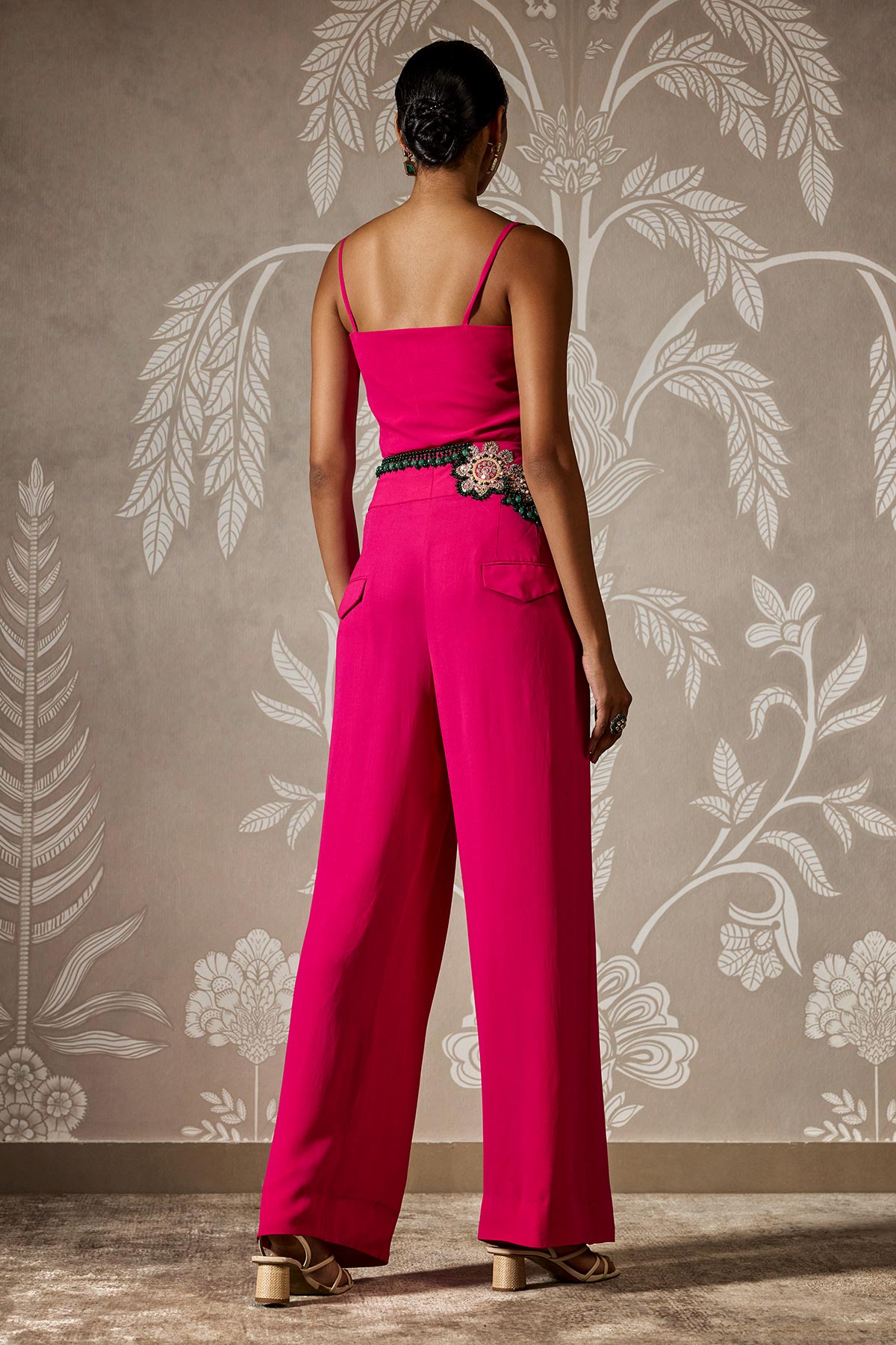 Shilpa Shetty in Waltz Cape Pants Set