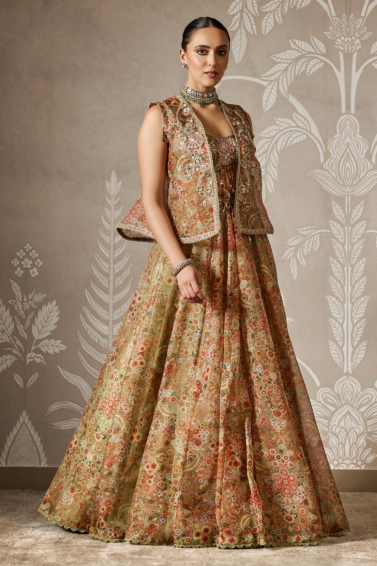 Priyanka Nagar in Zaral Lehenga Set