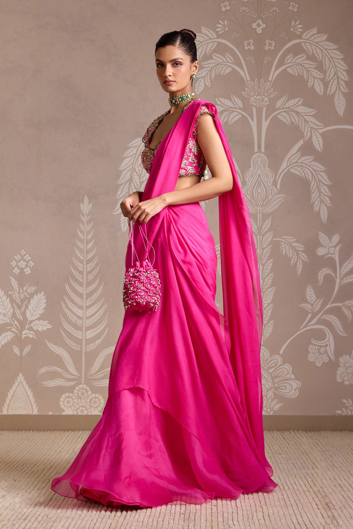 Twined Saree Set