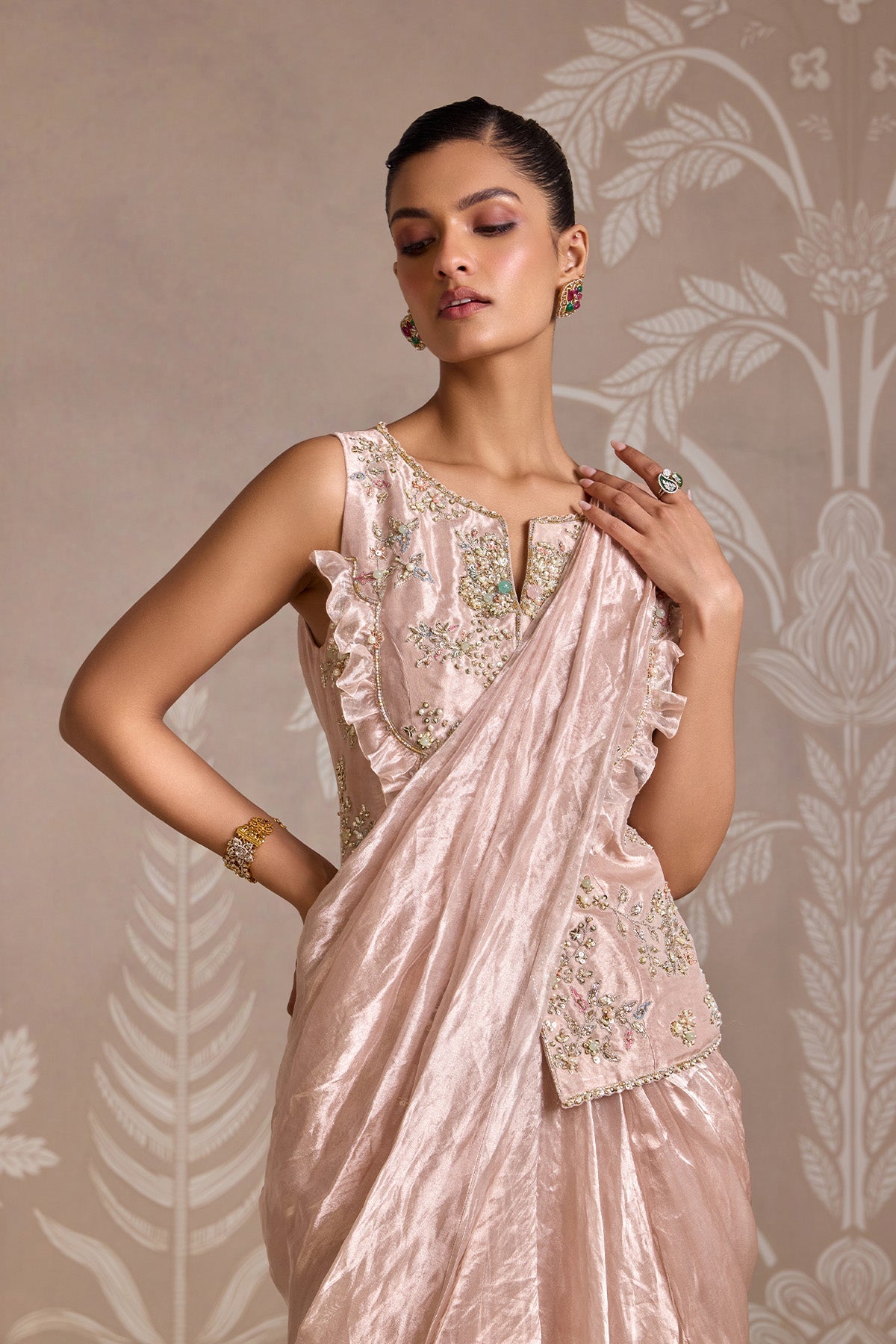 Strand Saree Set