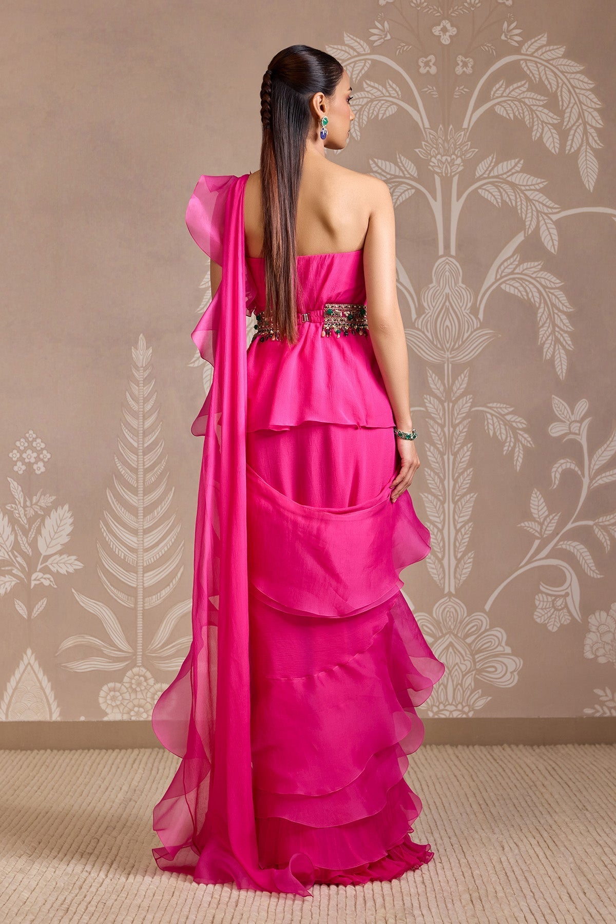 Twist Saree Set-RTS