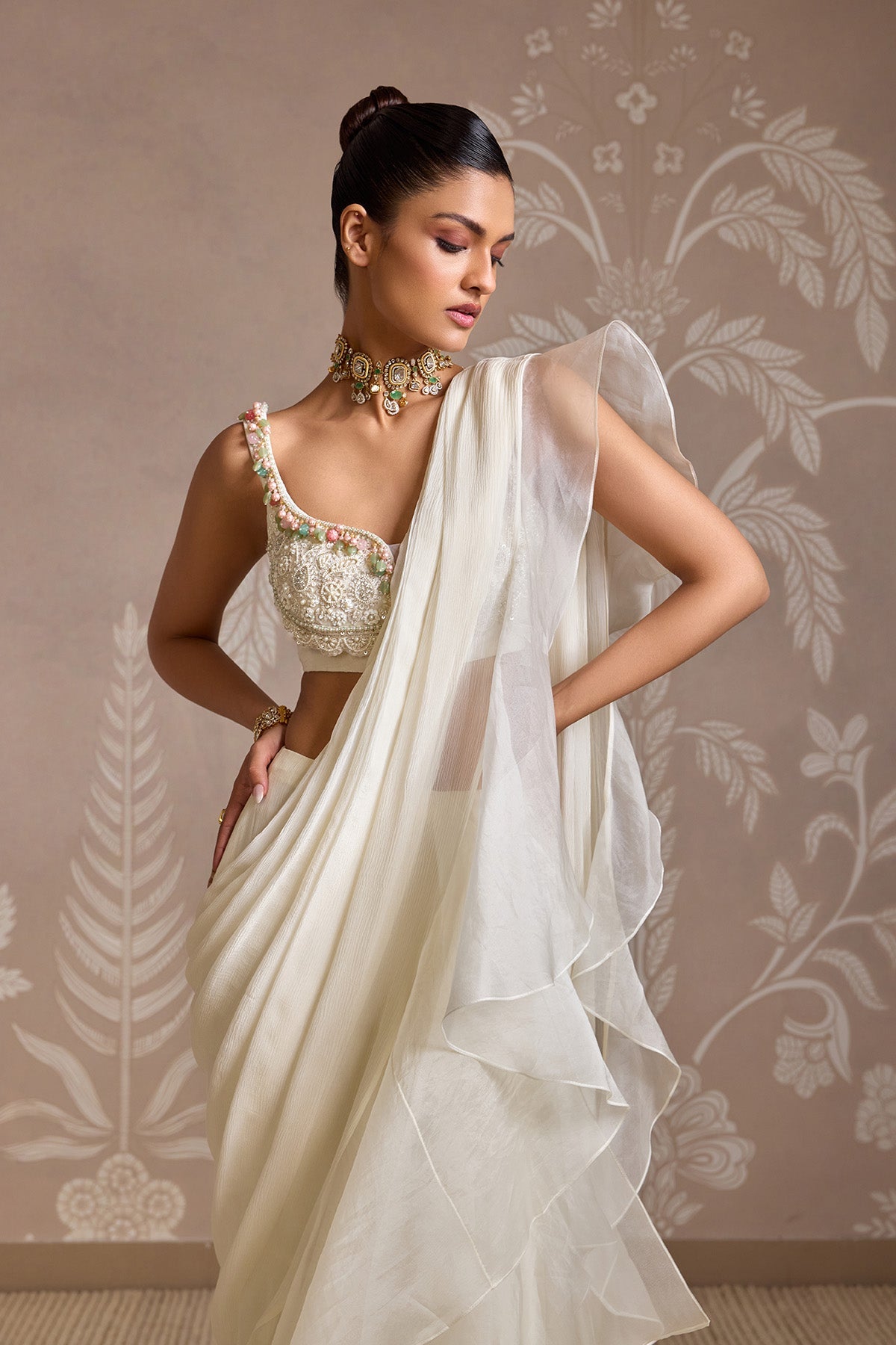 Thread Saree Set