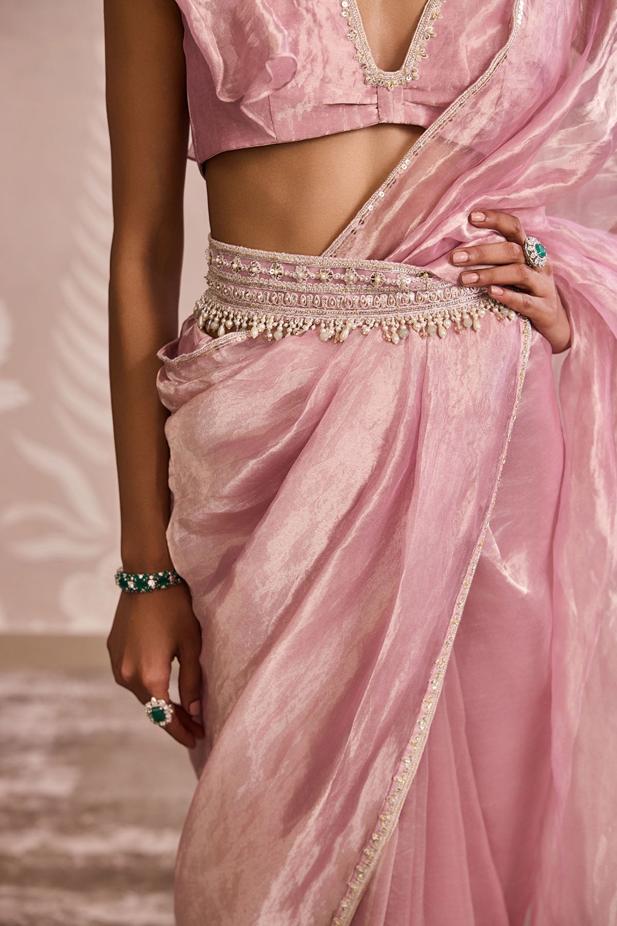 Quartz Saree Set