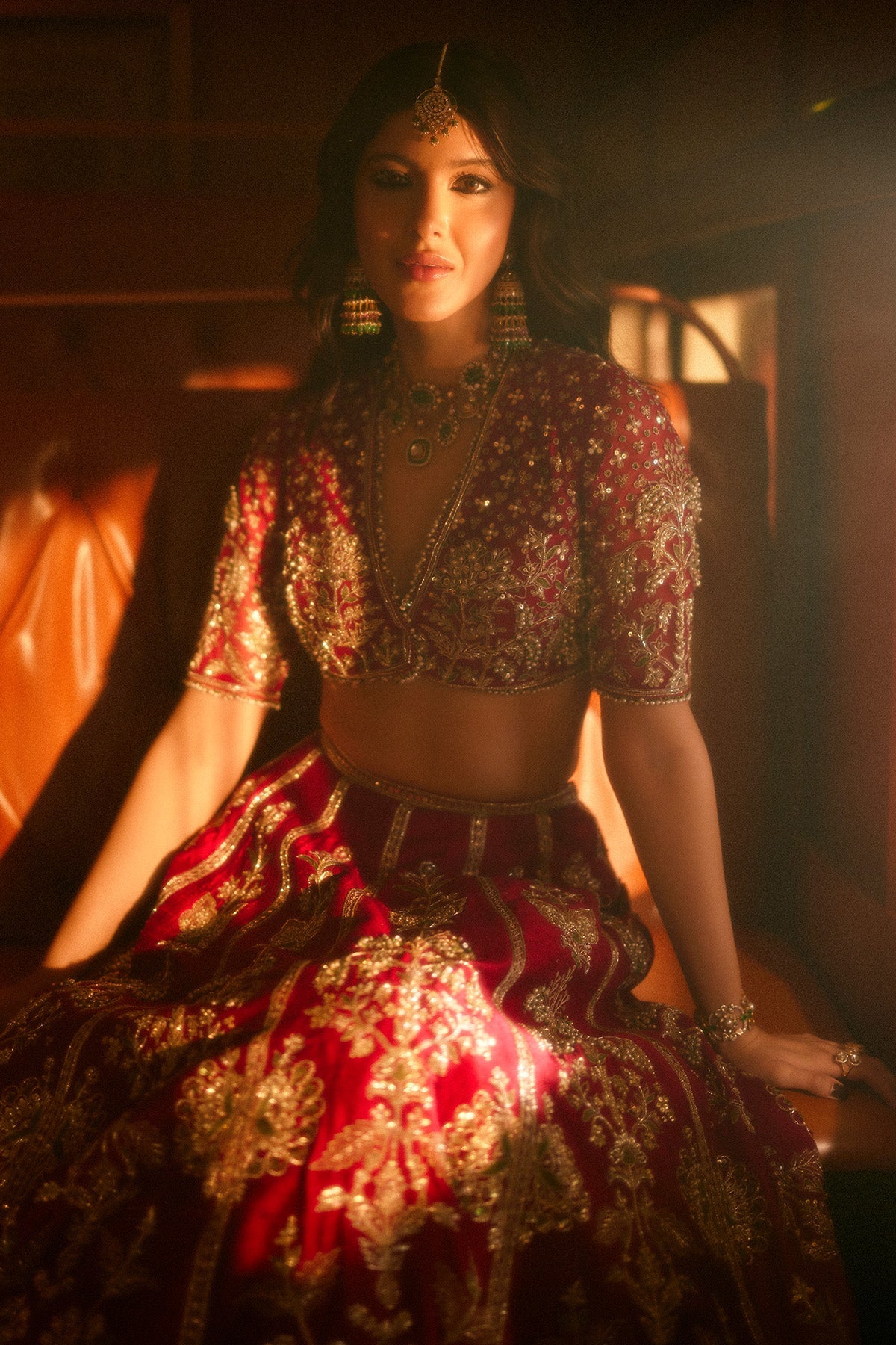 Sanjana Batra in Shanno Lehenga Set