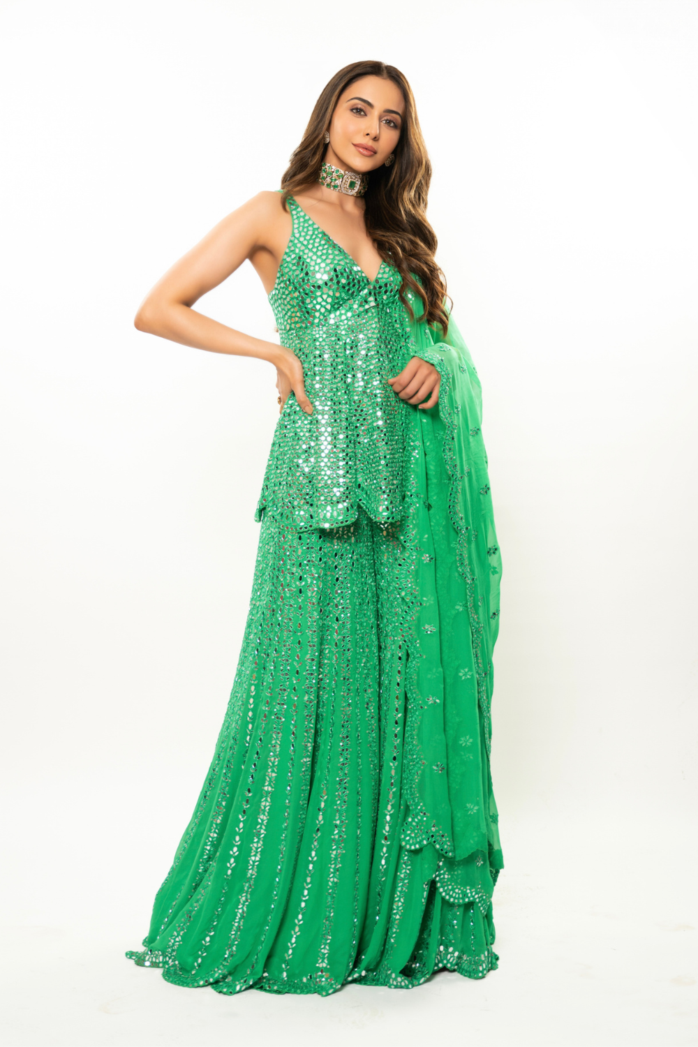 rakul preet green dress Rakul Preet Singh Gorgeous Photos In Green Dress