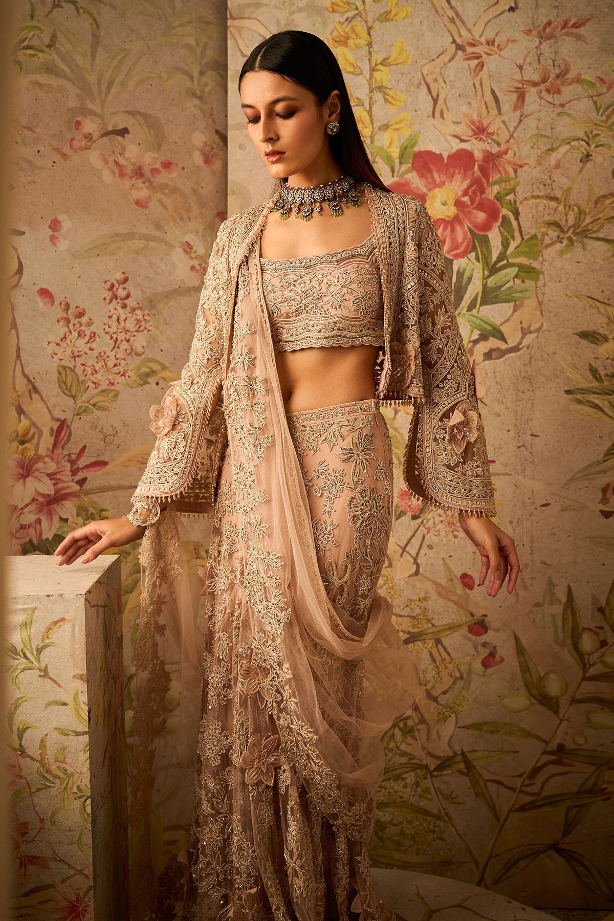 LADY SAREE SKIRT SET