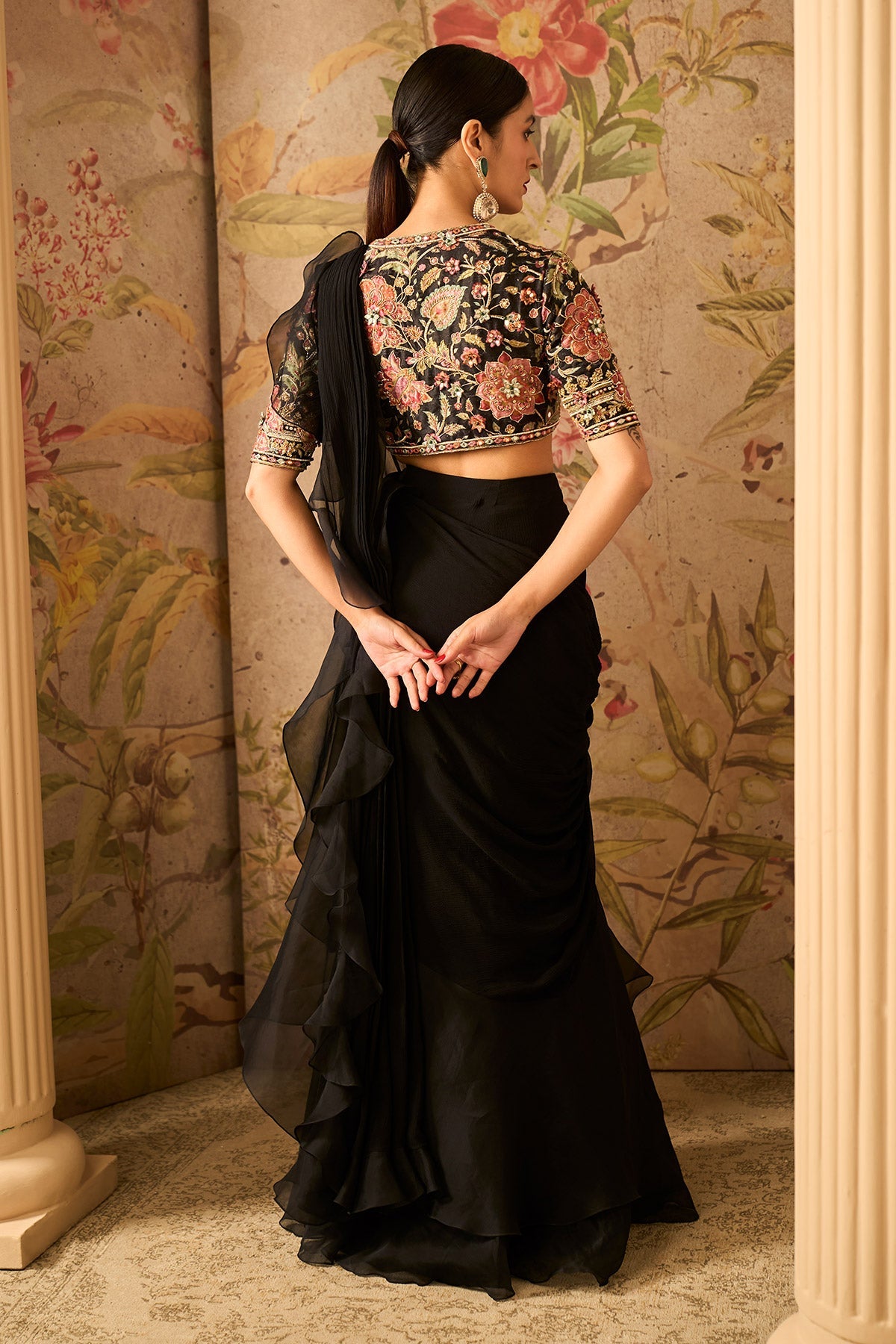 GLITZ SAREE SET